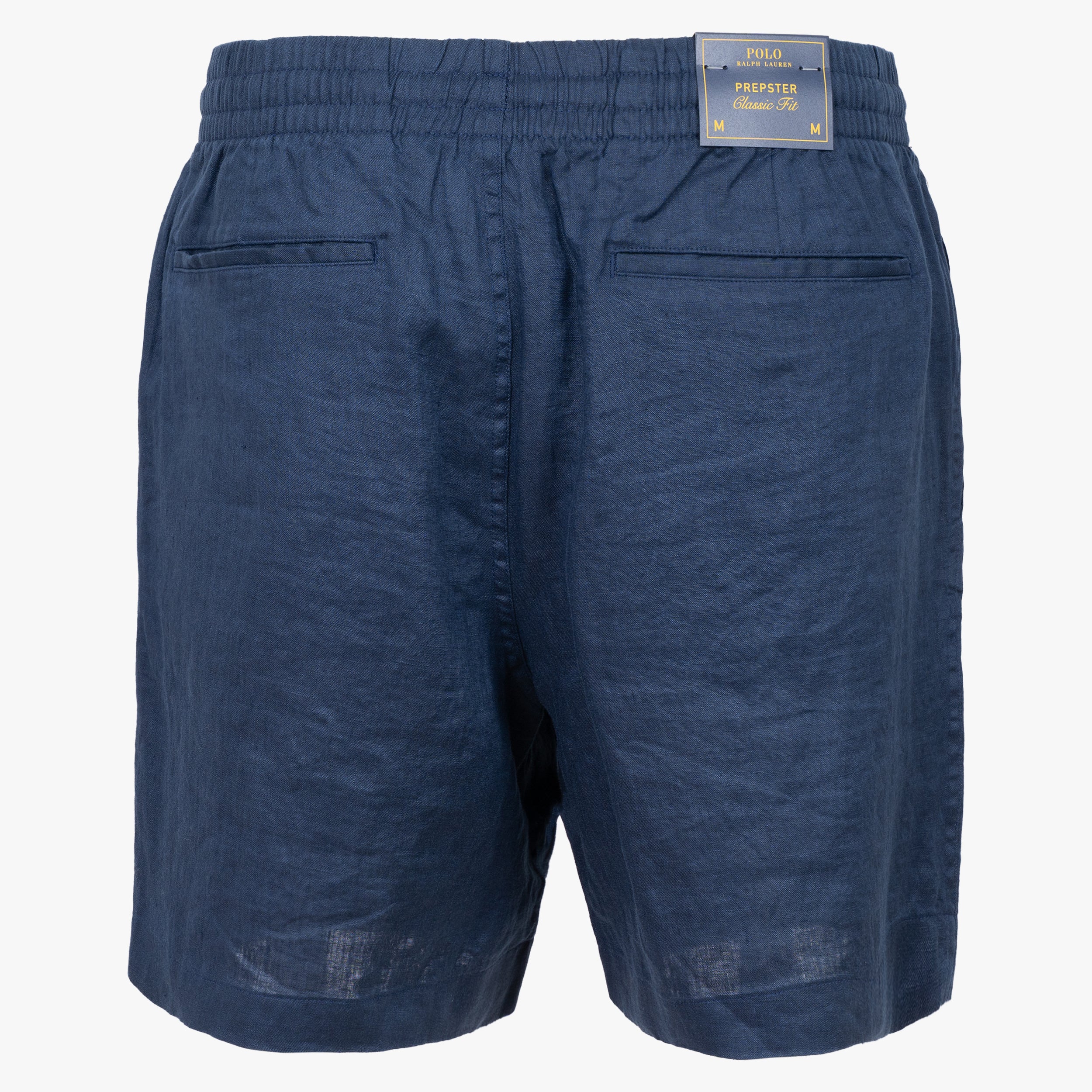 Ralph Lauren Linnen Korte Broek Blauw | Prepster