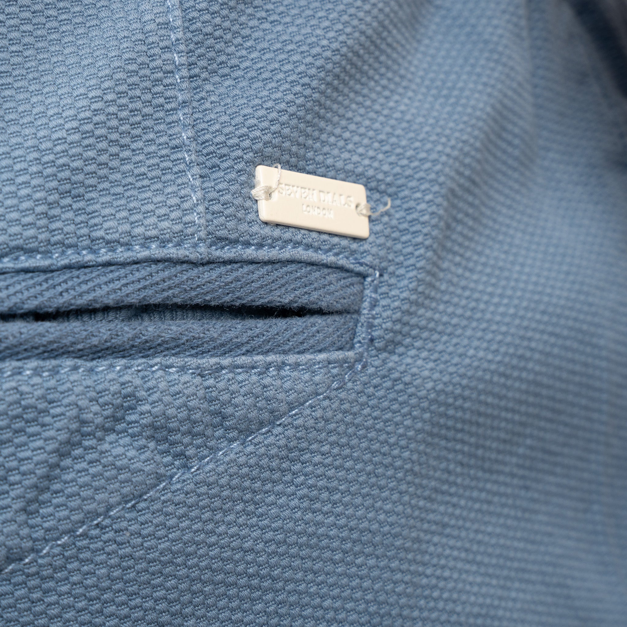 SEVEN DIALS Korte Broek Jeansblauw | Audel