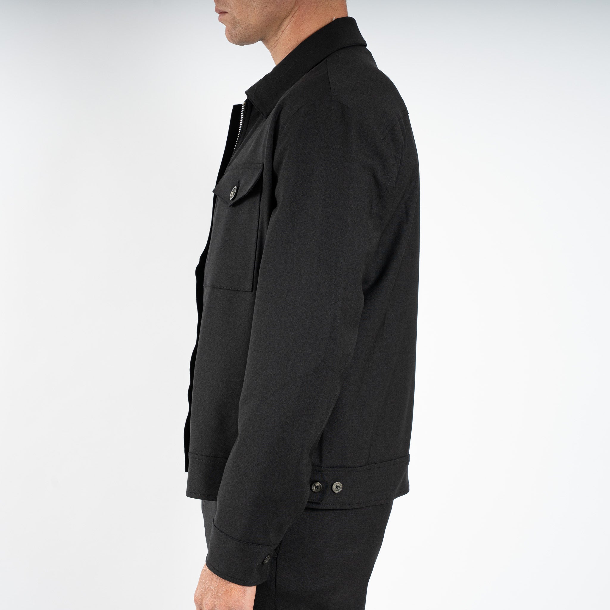 Marco Pescarolo Overshirt Zwart | Ventuno
