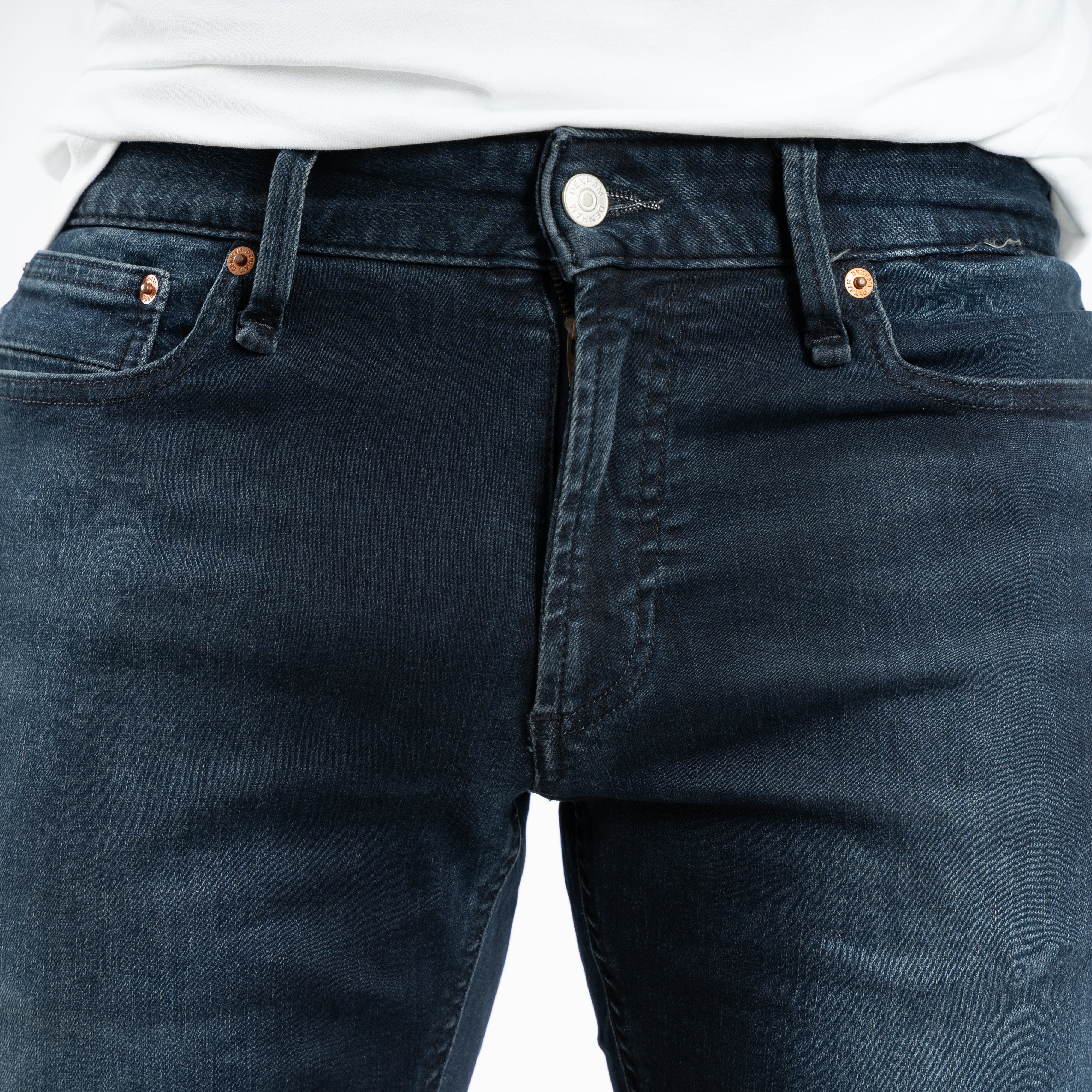 Denham Jeans Korte Broek Donkerblauw | Razor Short