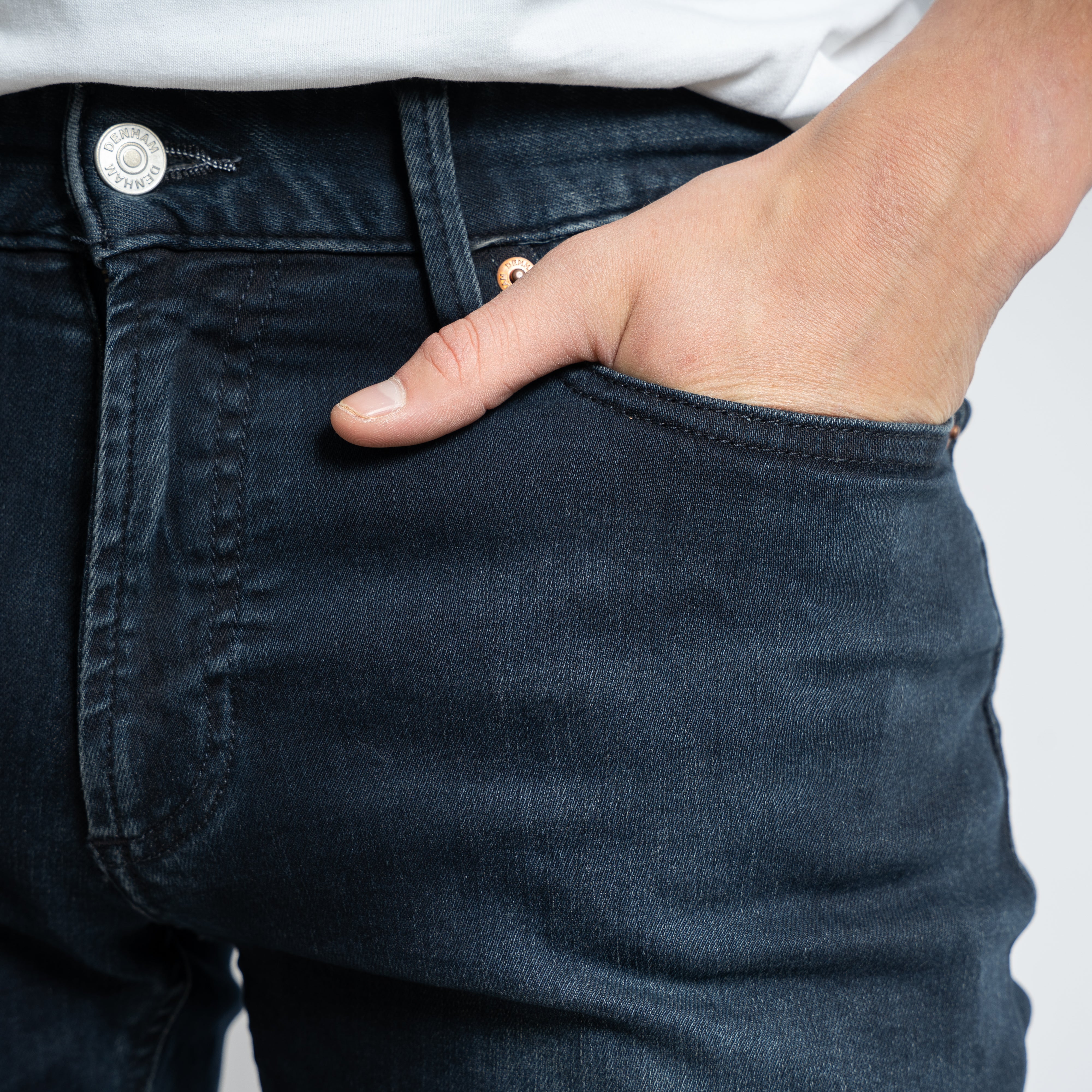 Denham Jeans Korte Broek Donkerblauw | Razor Short
