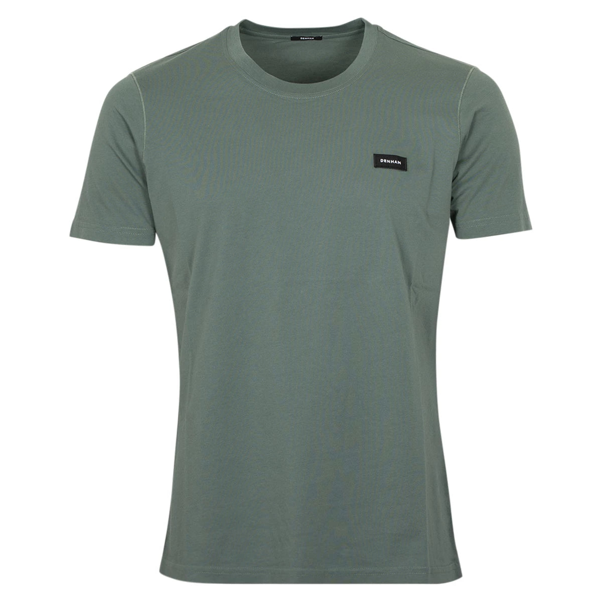Denham t-shirt groen | Slim tee