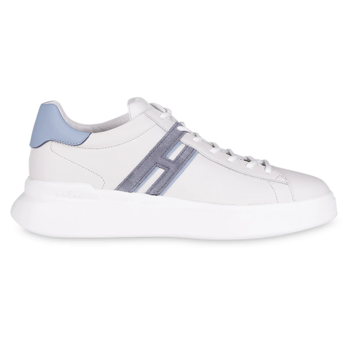 Hogan Sneaker wit met blauw | H580 Allacciato H Slash