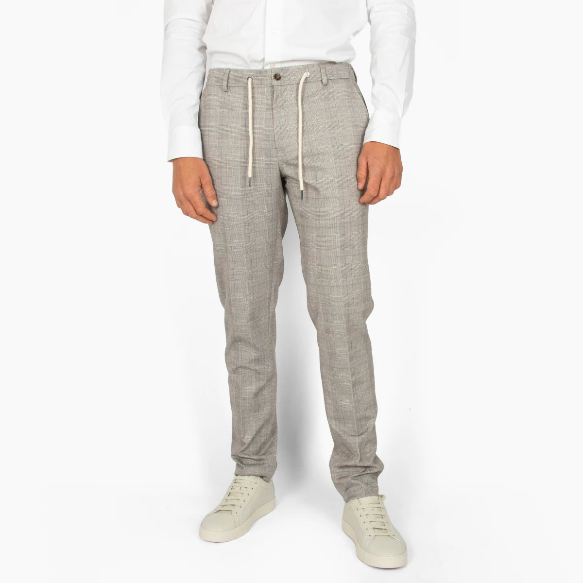 SEVEN DIALS Pantalon grijs geruit | Mayson