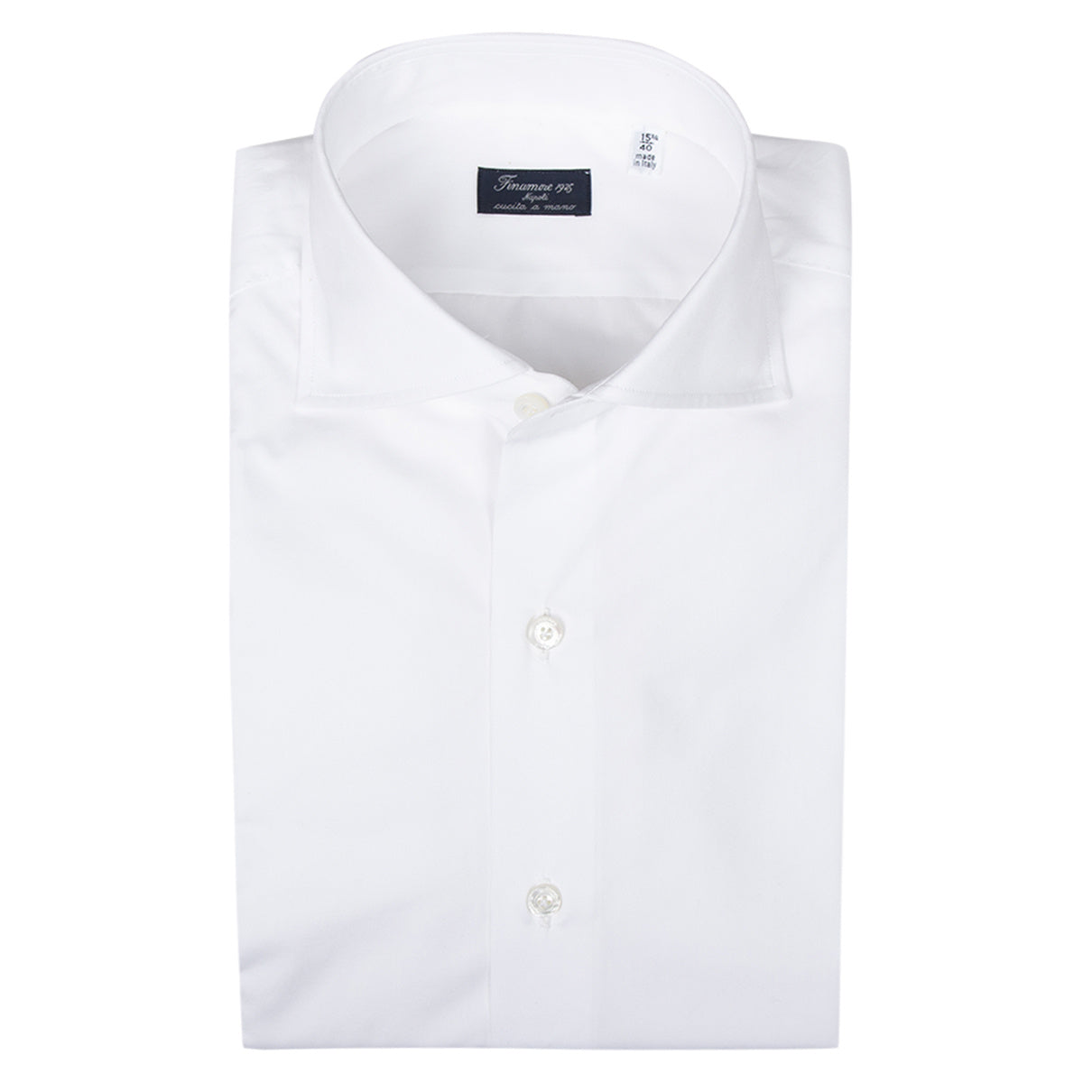 Finamore Overhemd wit