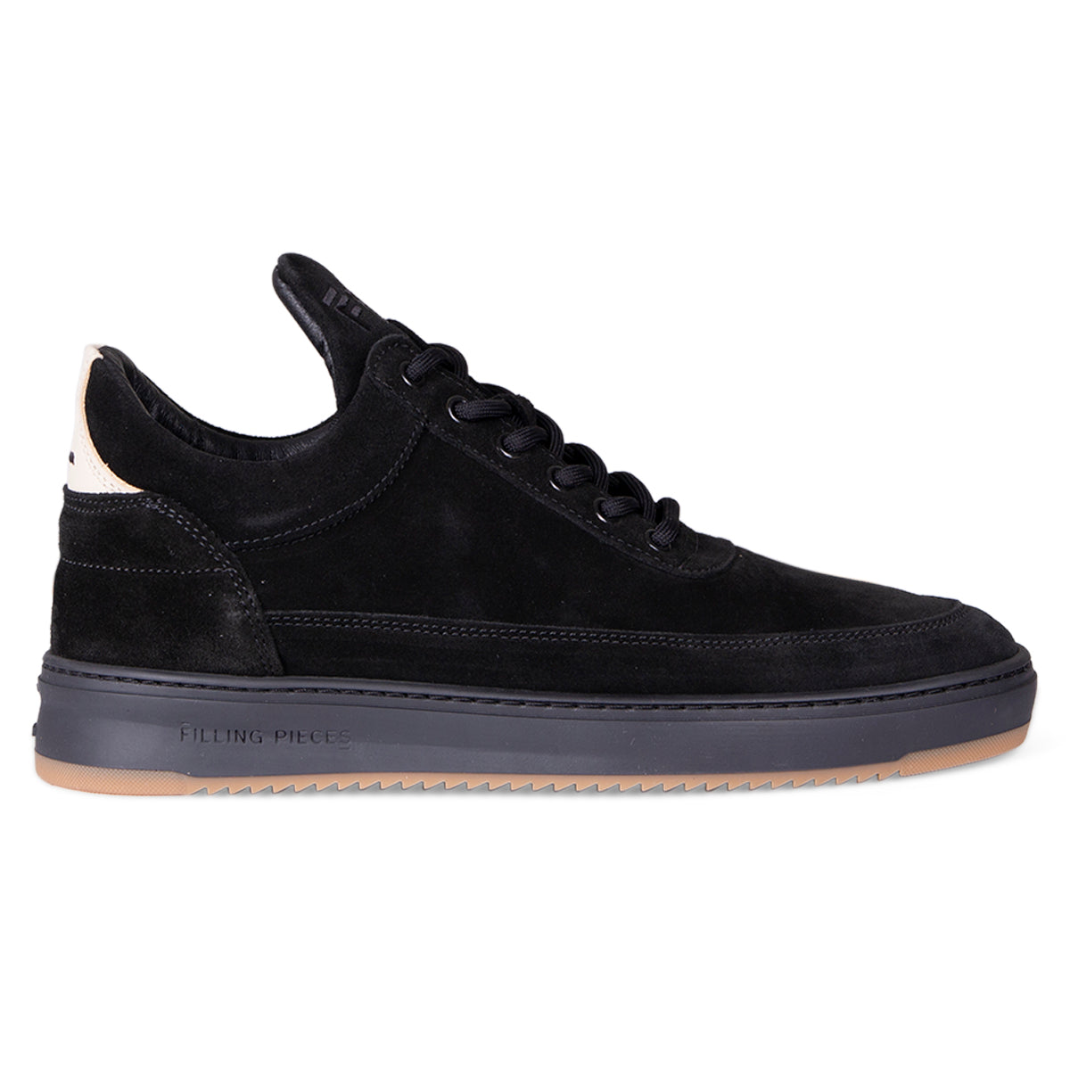 Filling Pieces Sneaker zwart | Low Top Ripple
