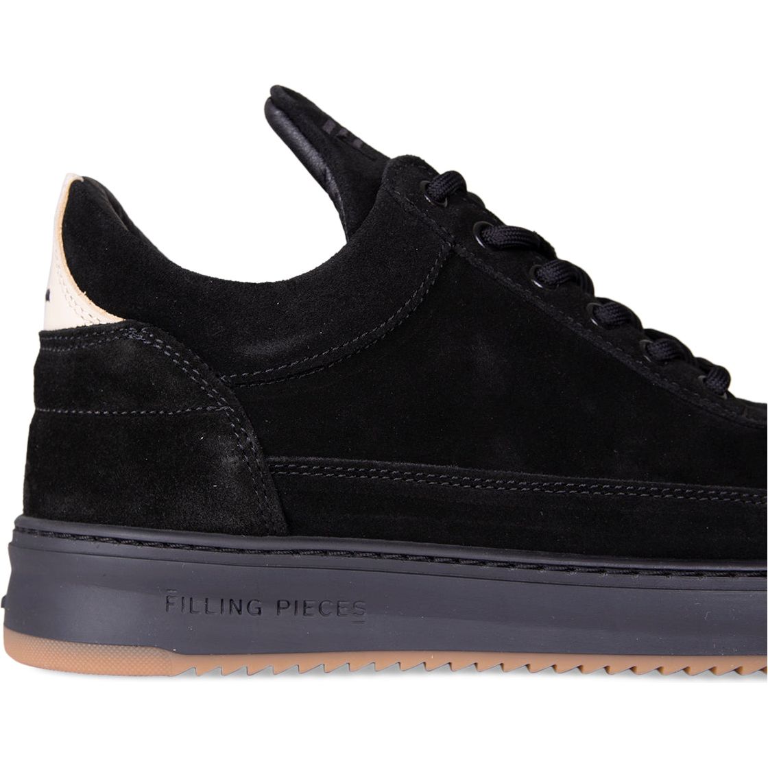 Filling Pieces Sneaker zwart | Low Top Ripple
