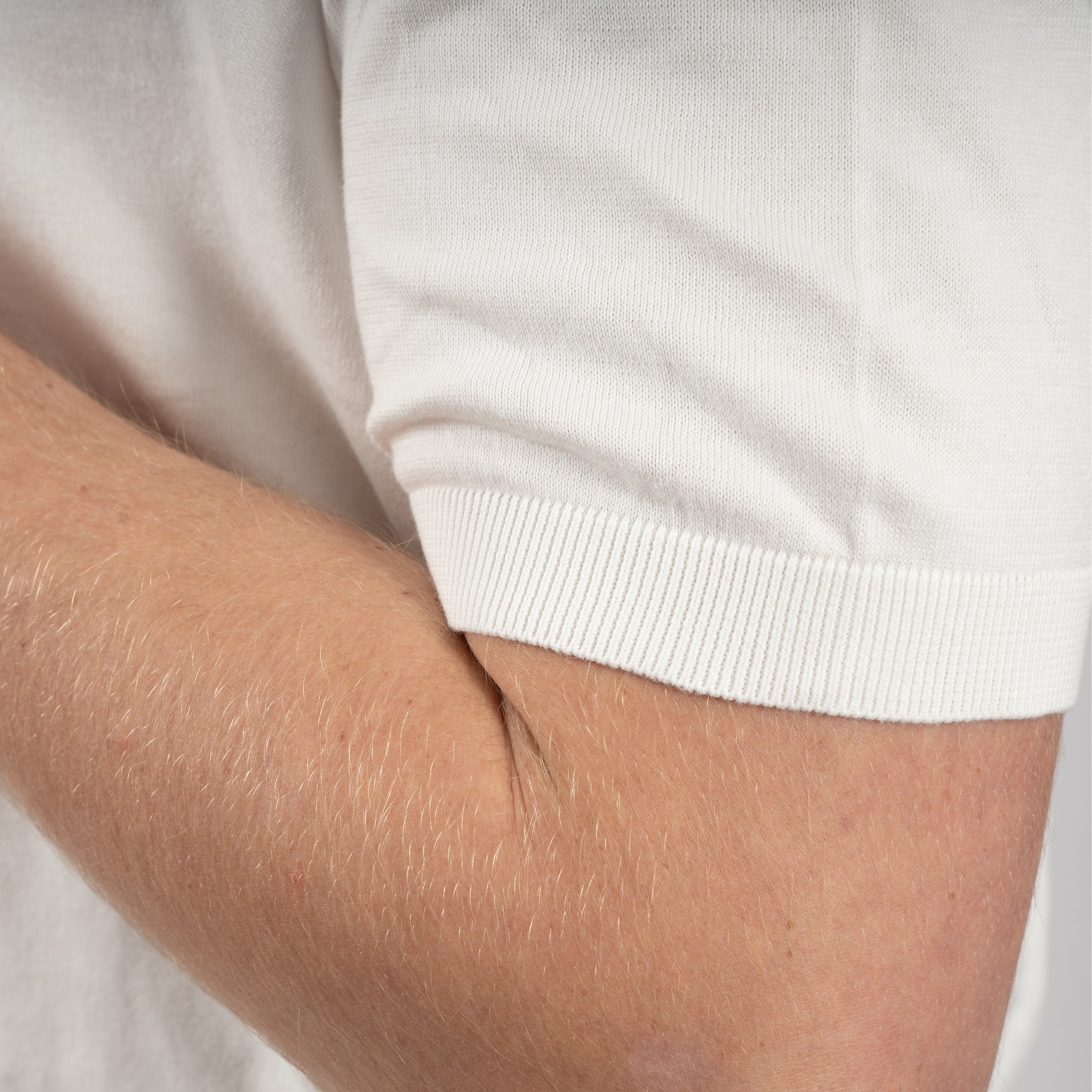 Gran Sasso Polo Wit | Suvin Cotton