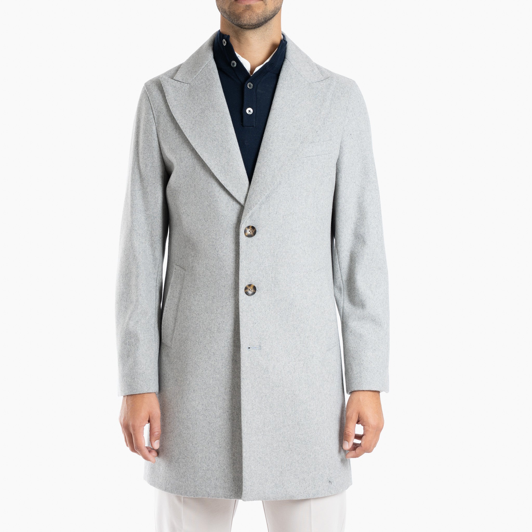 SEVEN DIALS Mantel Grijs | Leighton