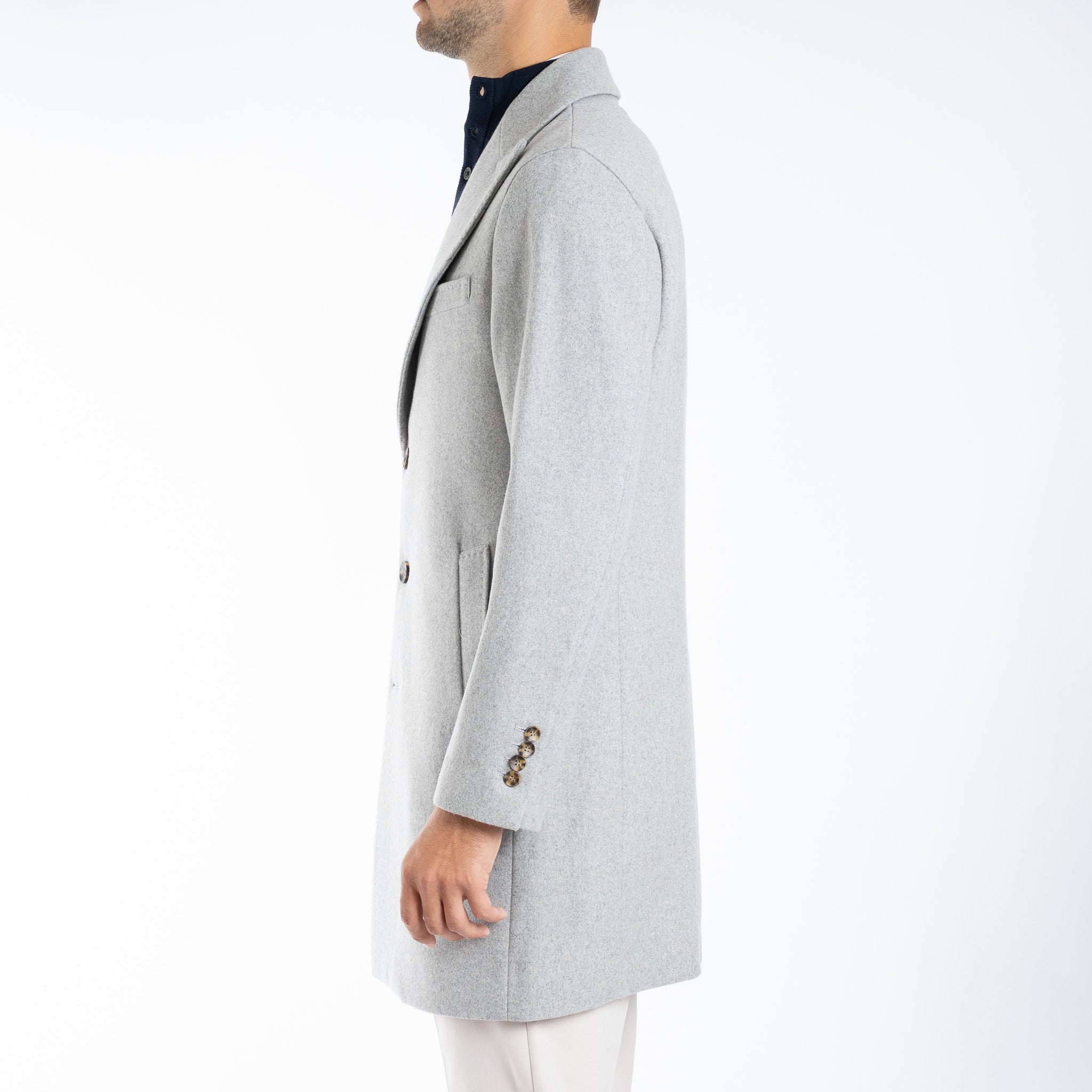SEVEN DIALS Mantel Grijs | Leighton