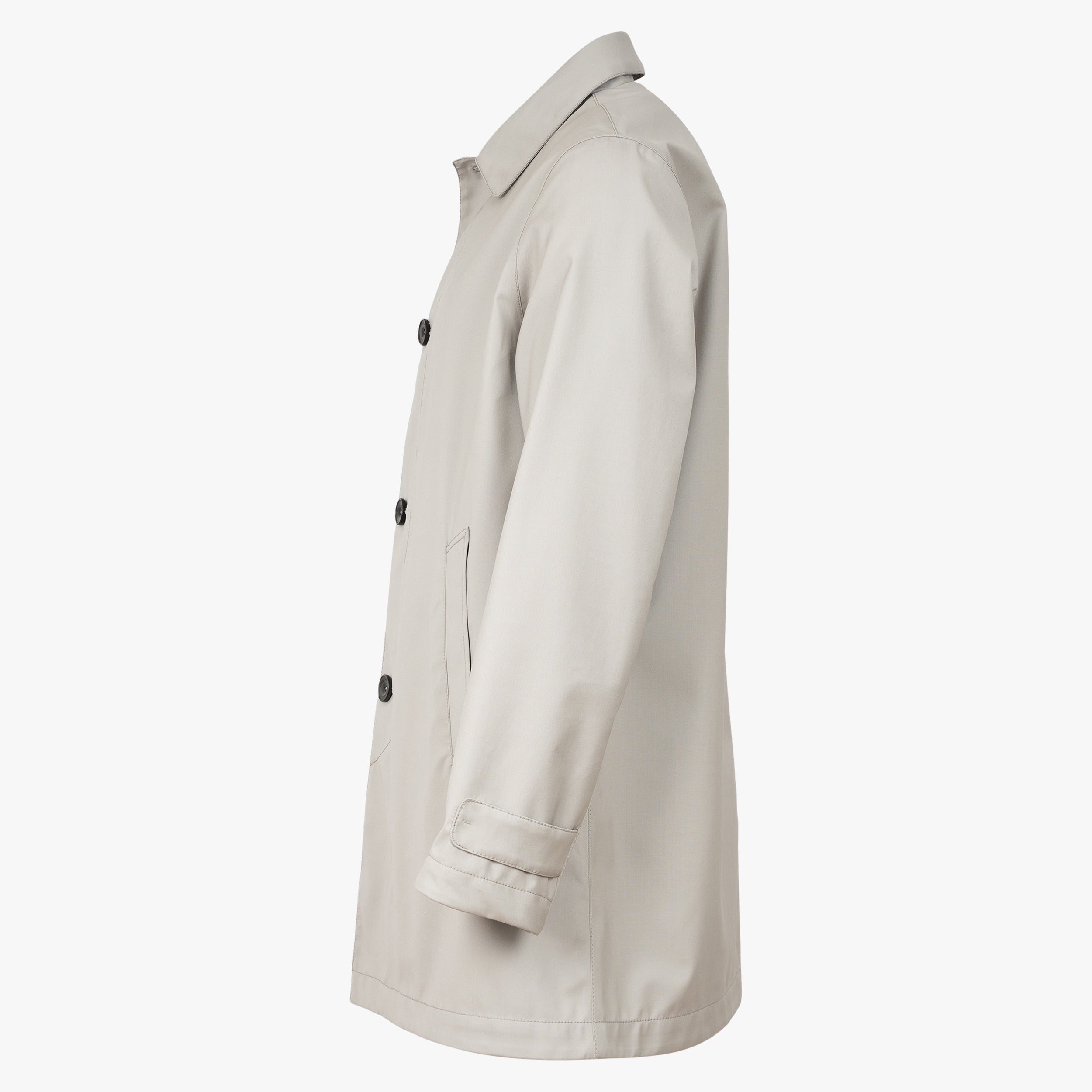 Herno Mantel Beige | Loro Piana Wool Storm®