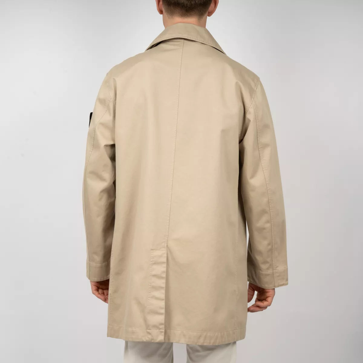 Stone Island Trench Coat Zand | Raso Gommato