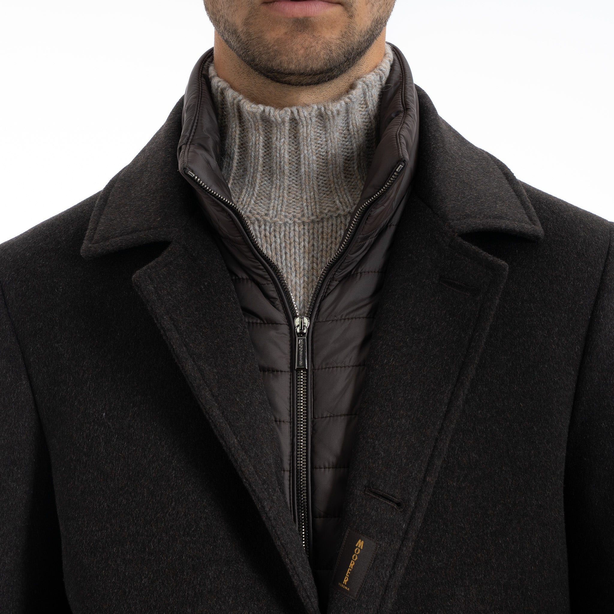 Moorer Mantel Bruin | Monferrato-Le