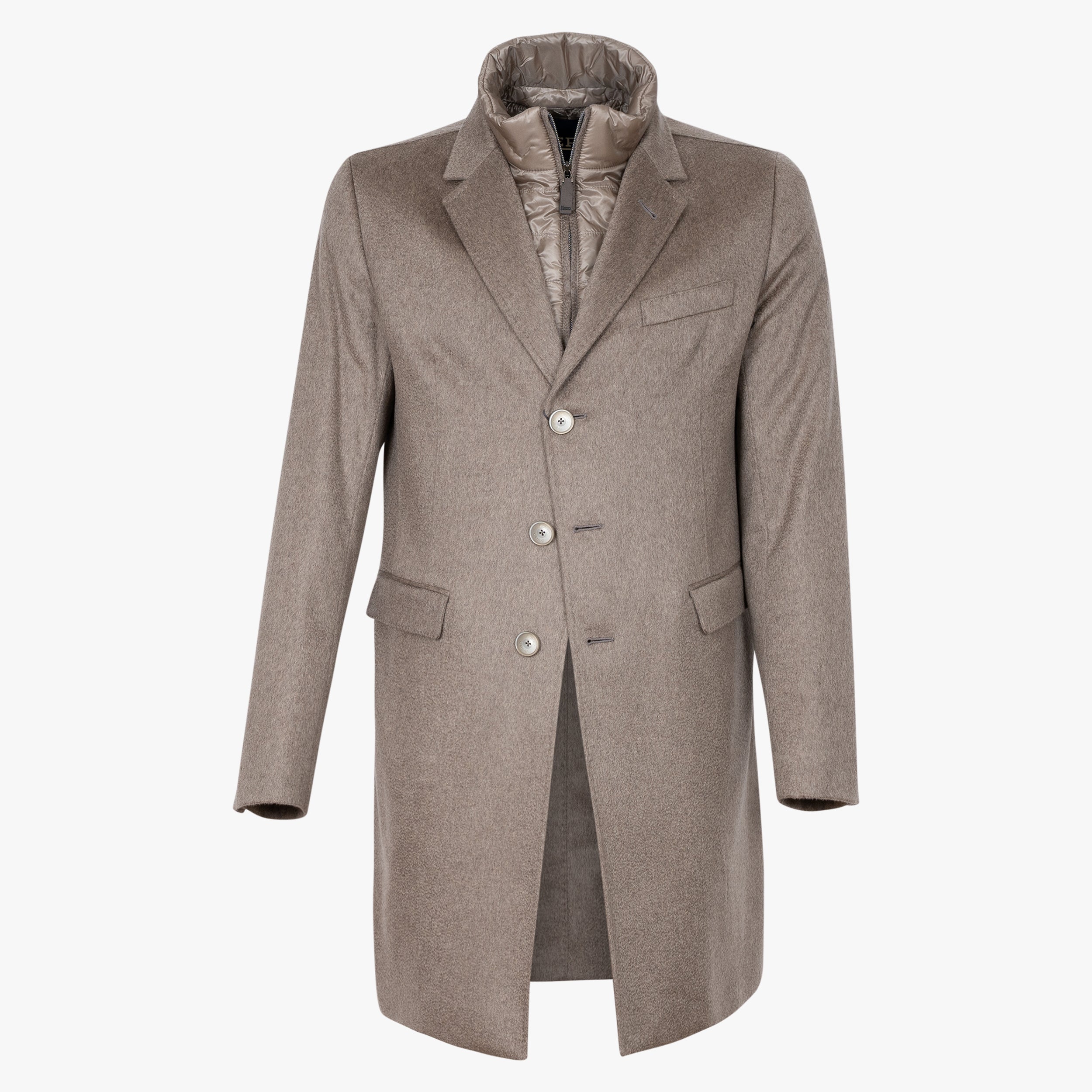 Herno Mantel Beige | Pure Cashmere