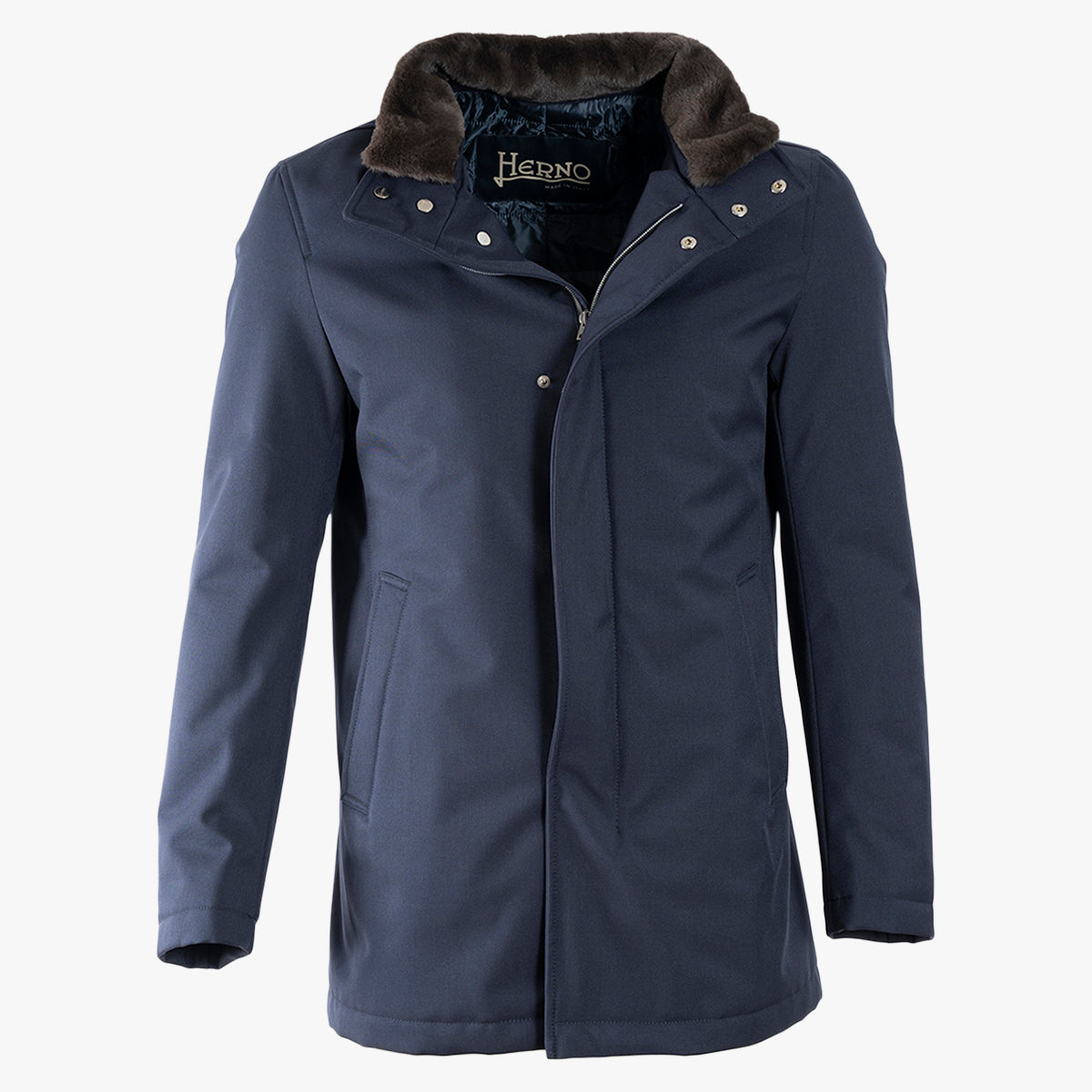 Herno Mantel Donkerblauw | HernoTech