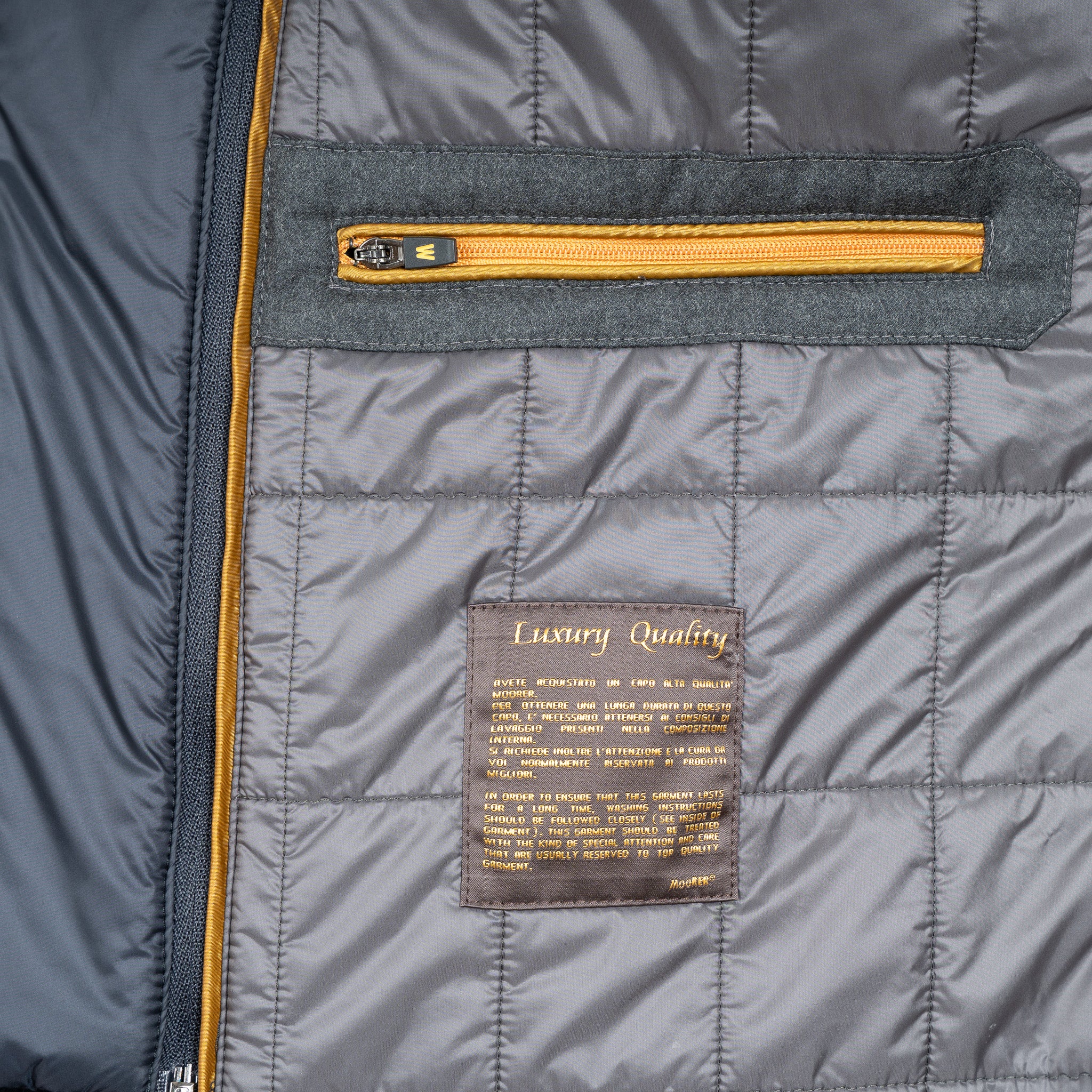 Moorer Mantel Donkerblauw | Monferrato-LE