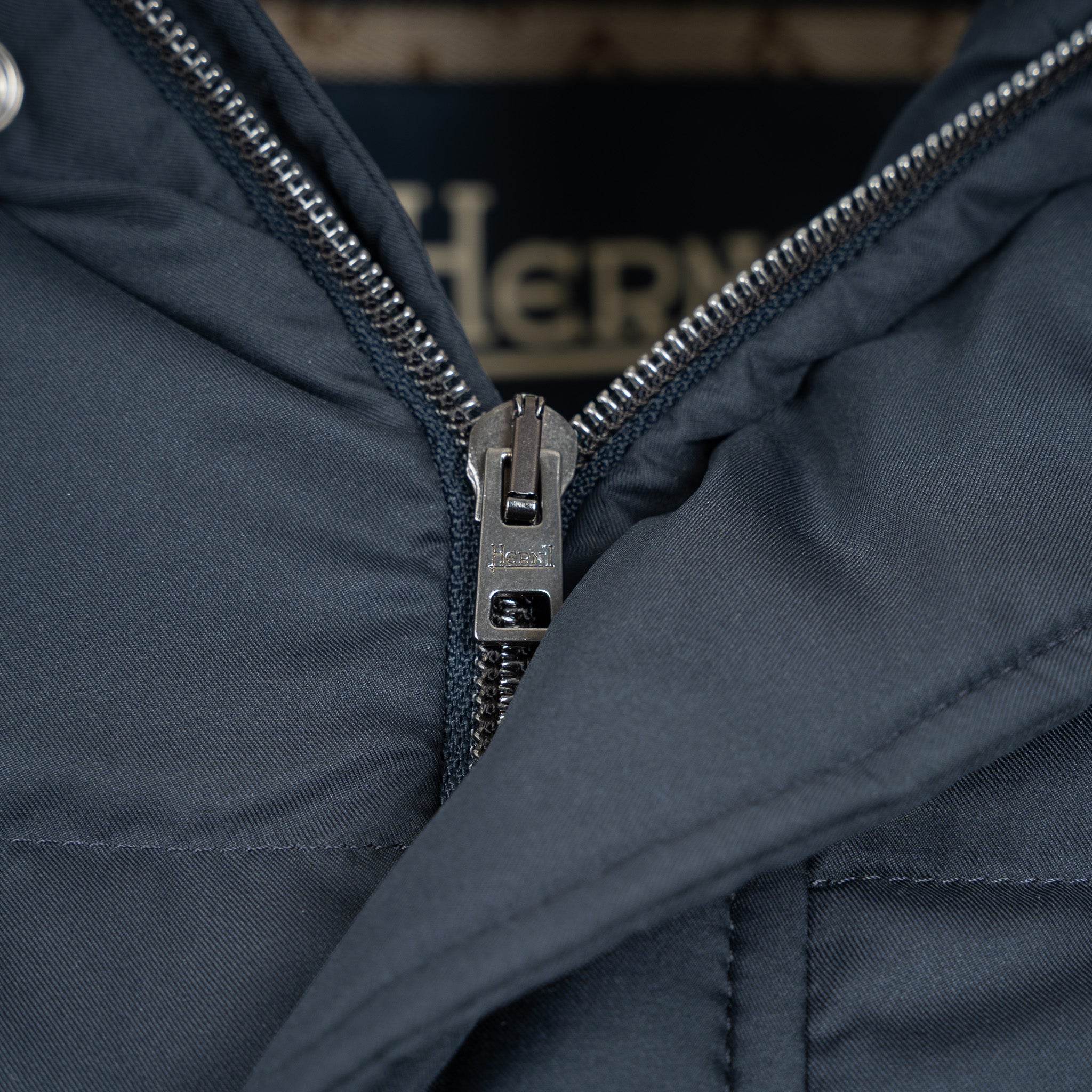 Herno Lange Donsjas Donkerblauw | Arendelle