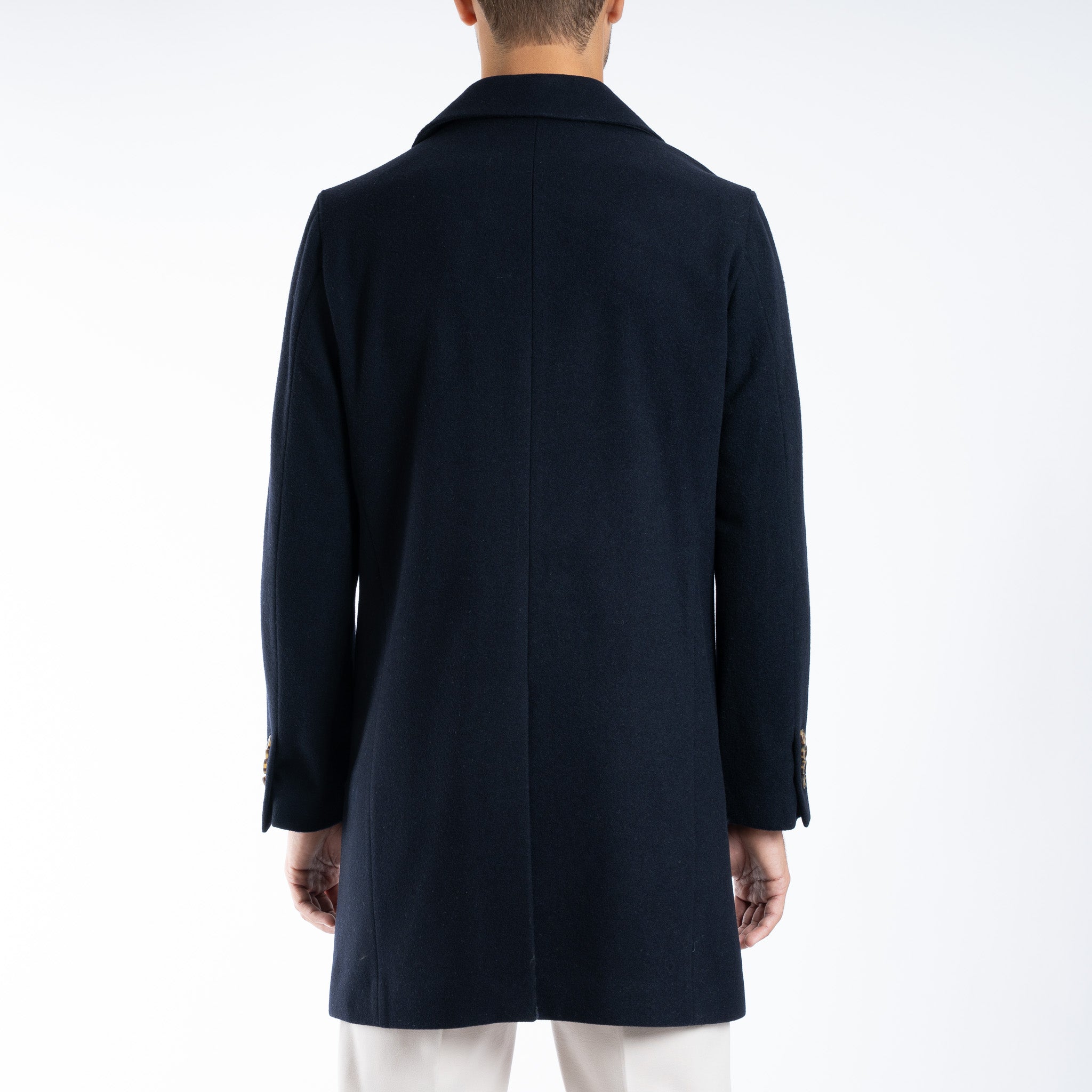 SEVEN DIALS Mantel Donkerblauw | Leighton