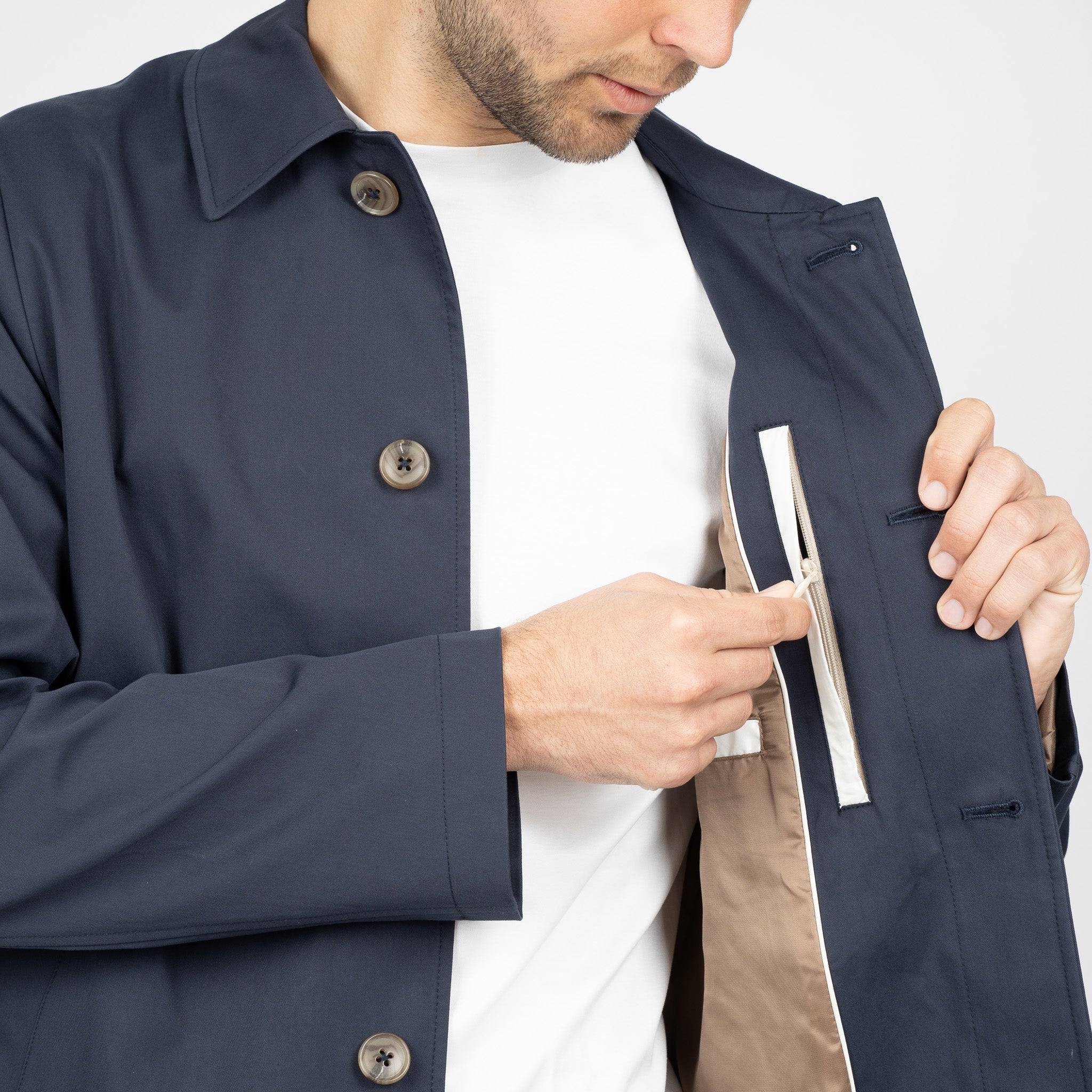 SEVEN DIALS Overjas Blauw | Maxwell