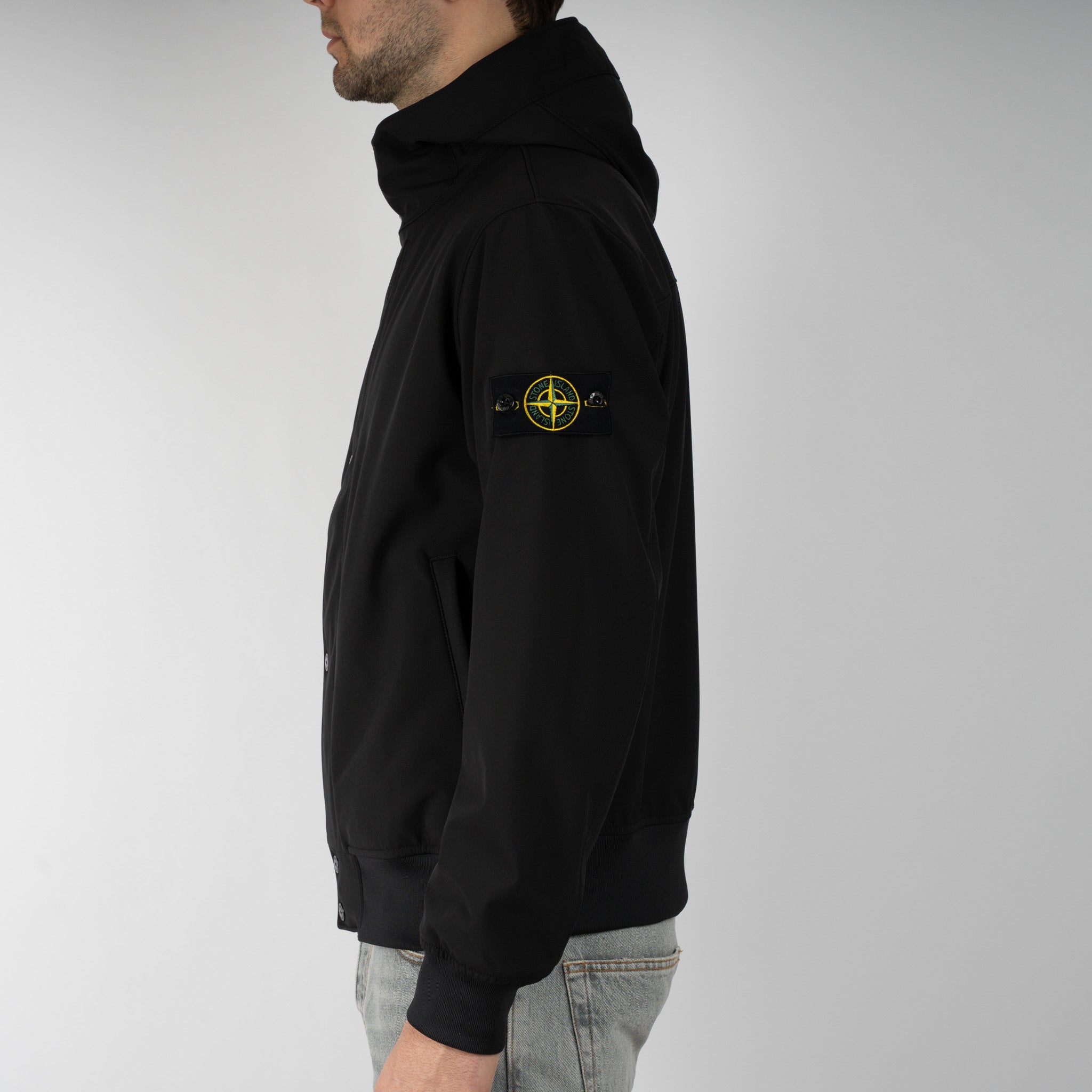 Stone Island Soft Shell Jas Zwart | Soft Shell-R