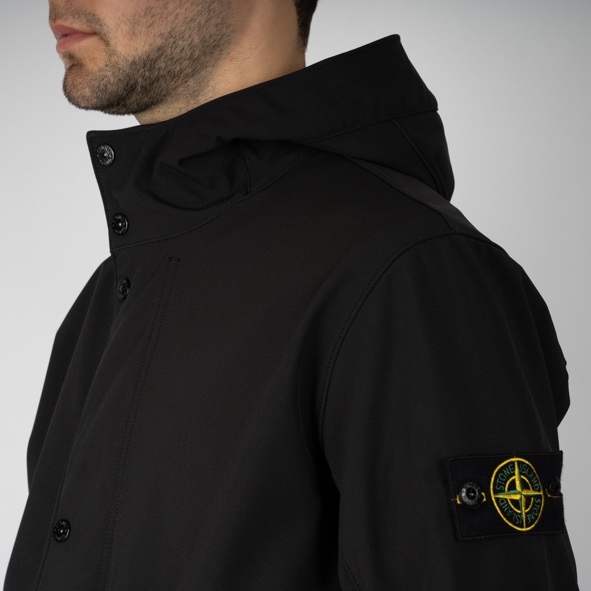 Stone Island Soft Shell Jas Zwart | Soft Shell-R