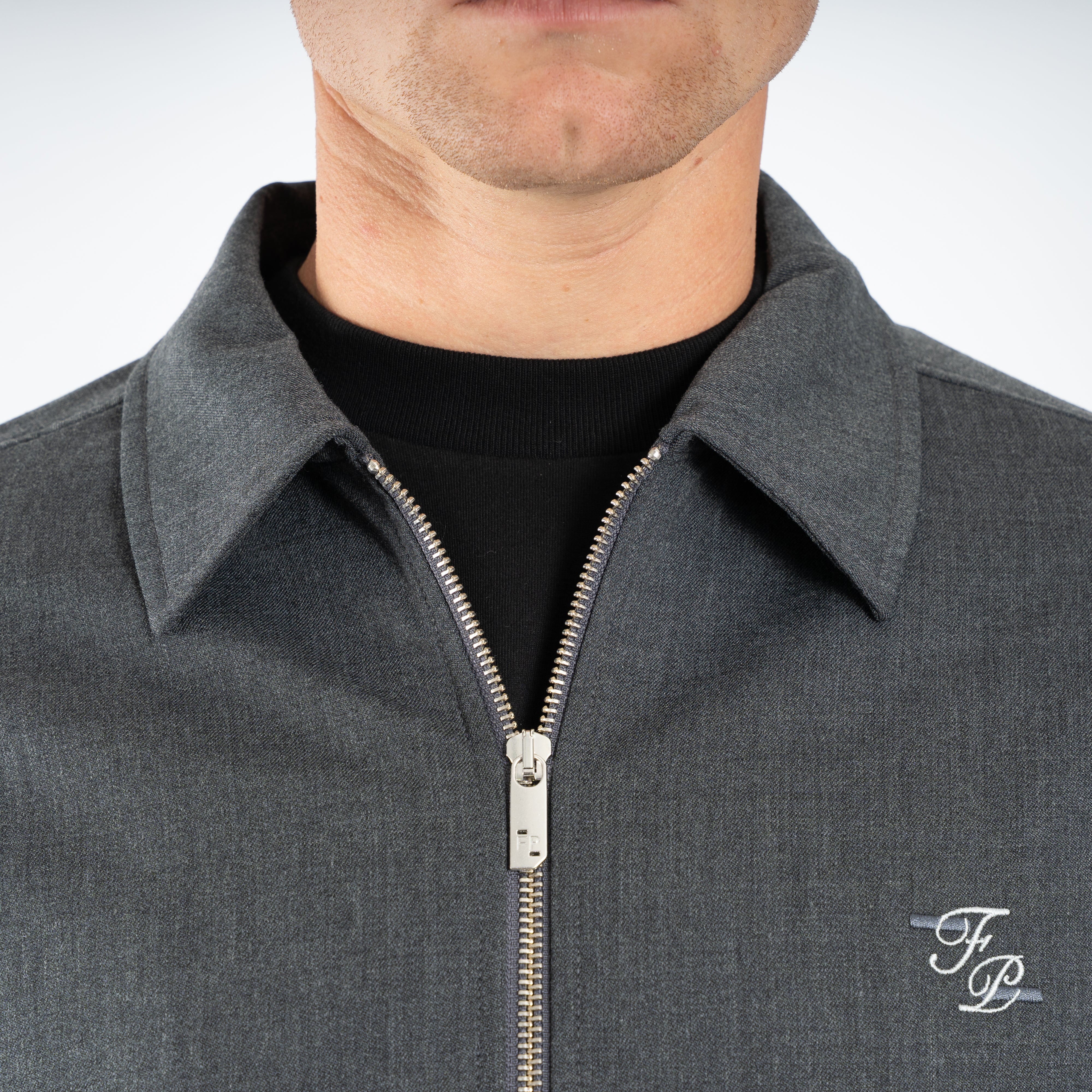 Filling Pieces Overshirt Grijs | Coach Jacket Twill Wool