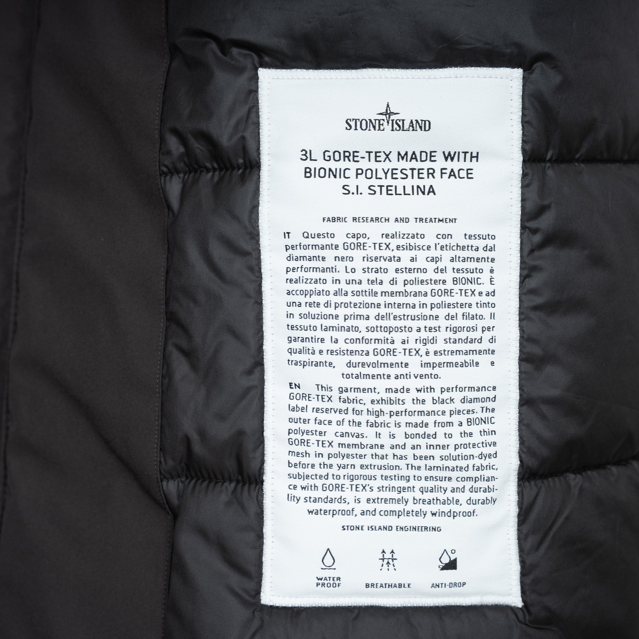 Stone Island Parka Grijs | Stellina