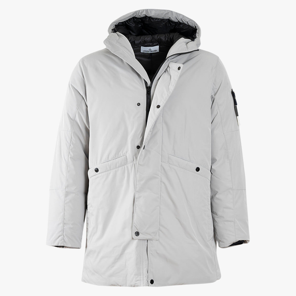 Stone Island Parka Grijs | Micro Twill
