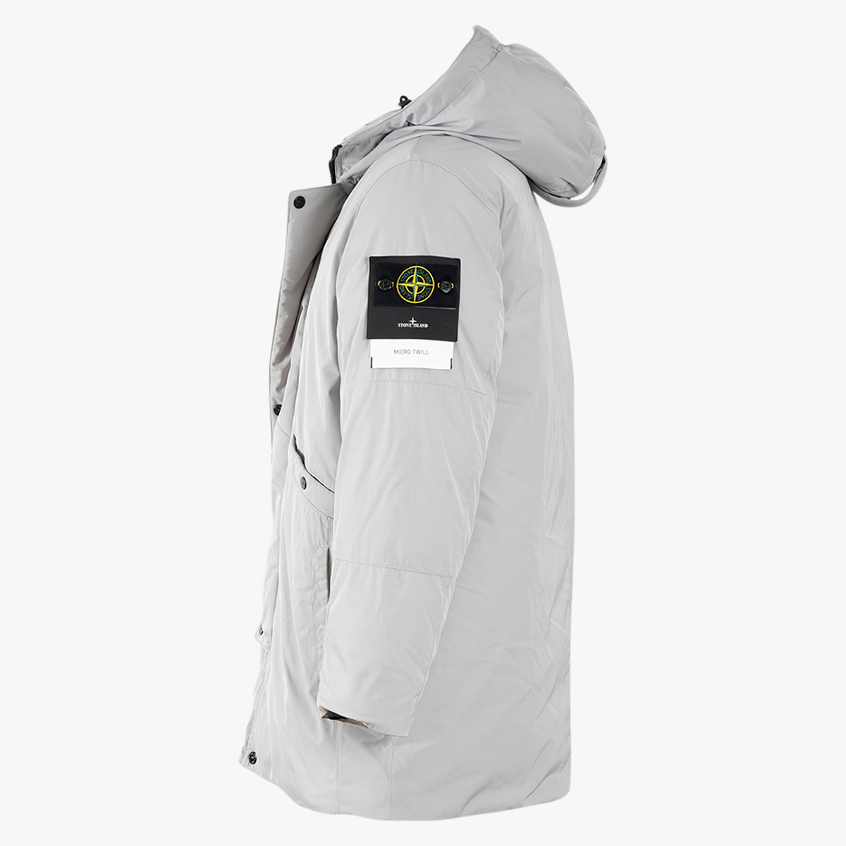 Stone Island Parka Grijs | Micro Twill