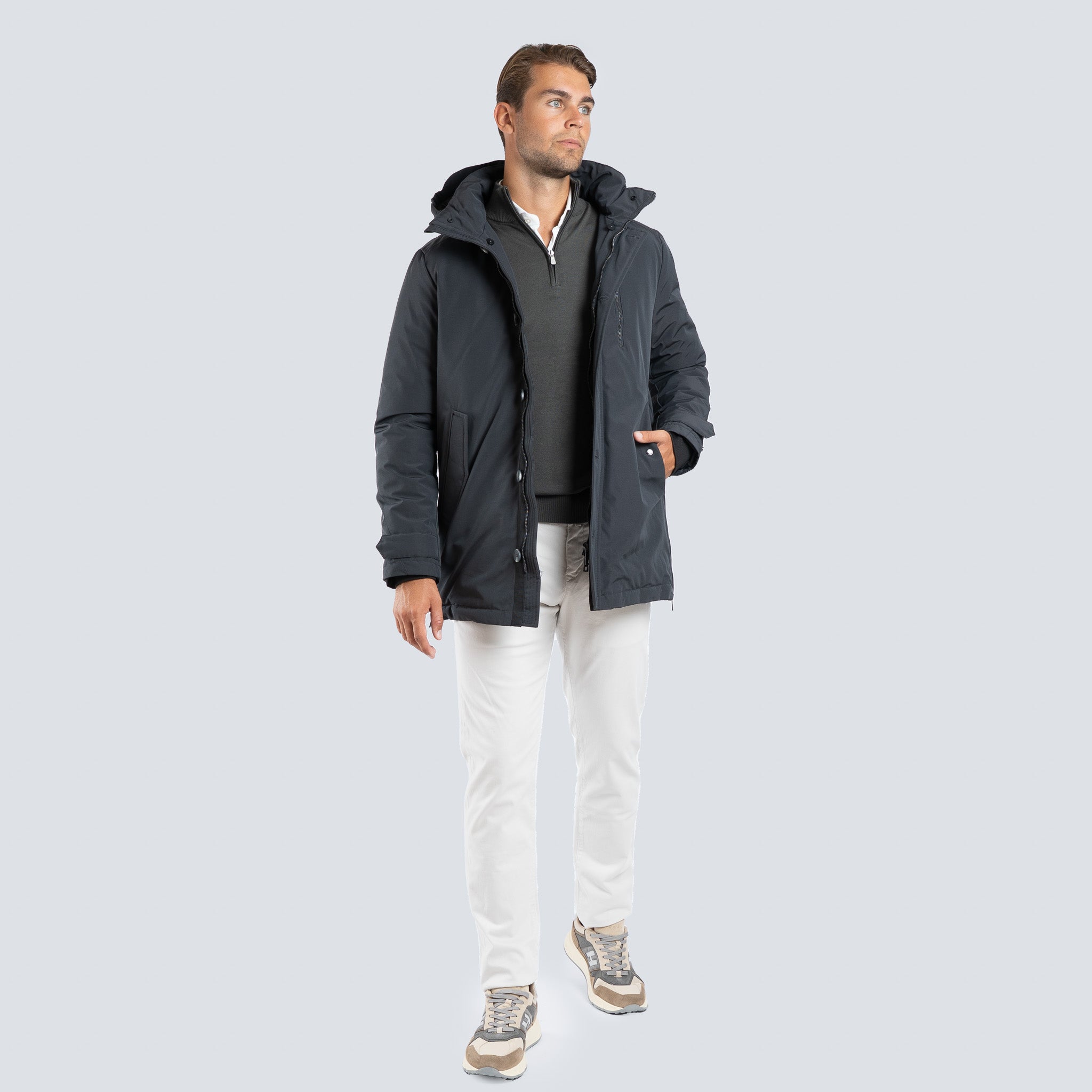 SEVEN DIALS Parka Grijs | Zeke
