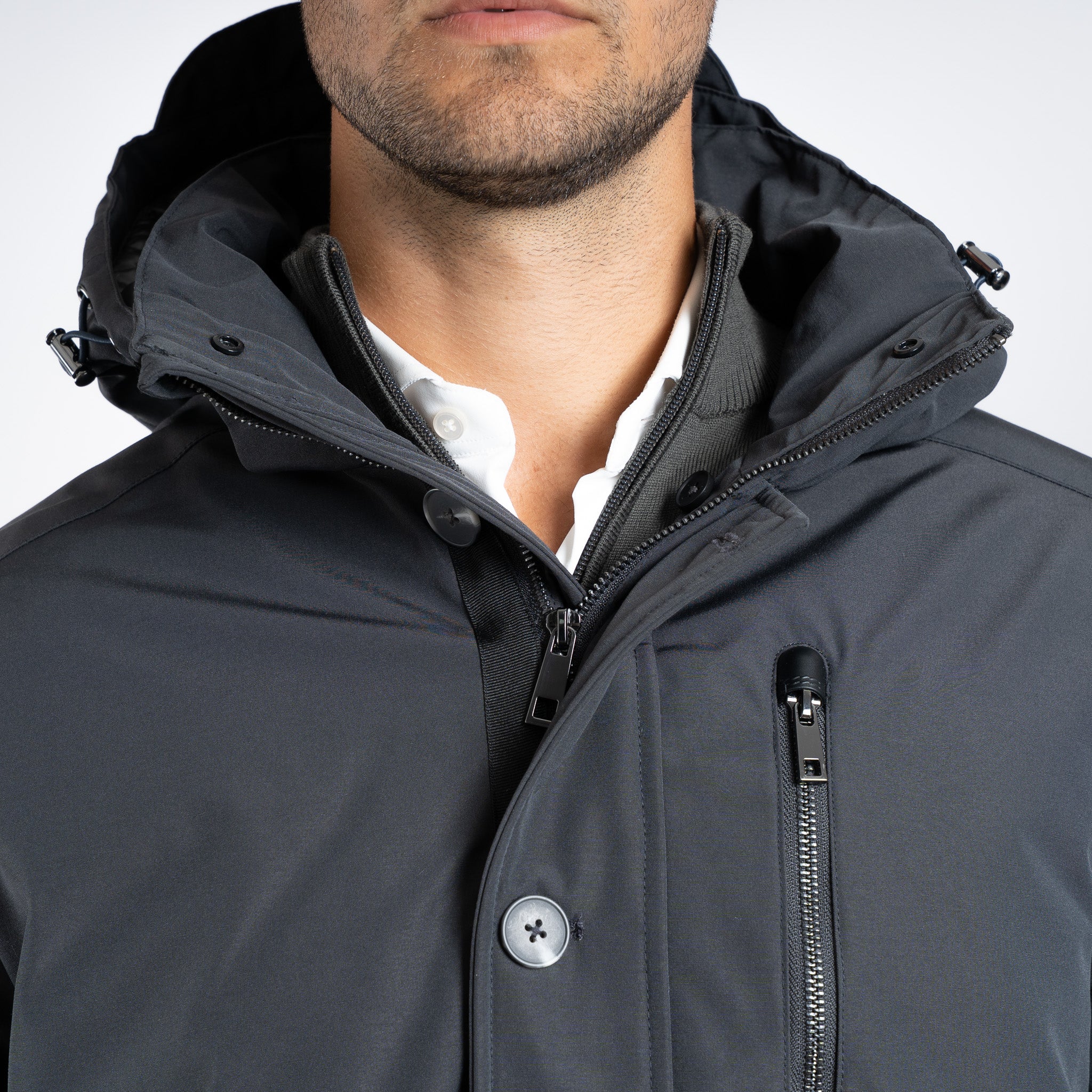 SEVEN DIALS Parka Grijs | Zeke