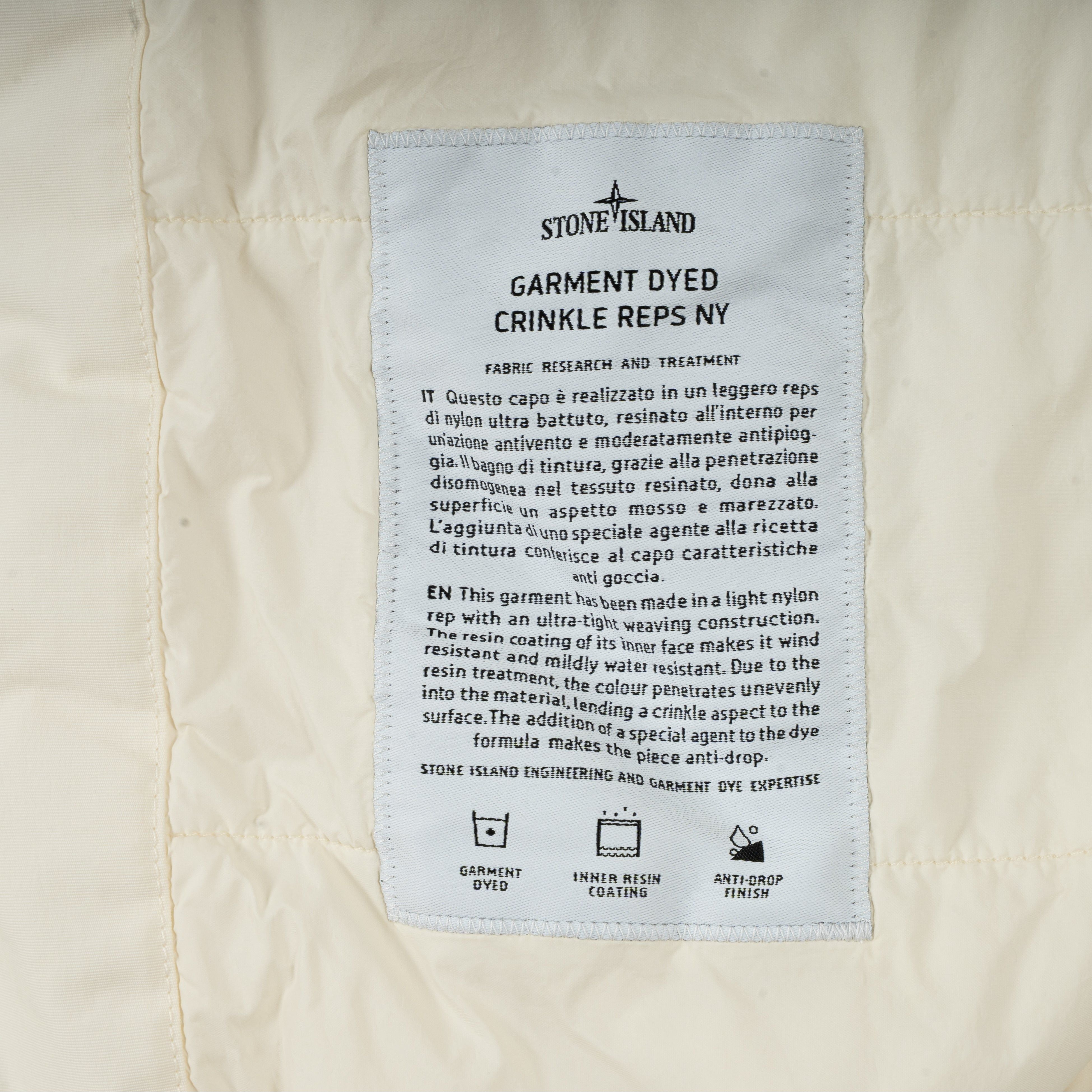 Stone Island Jack Creme | Crinkle Reps