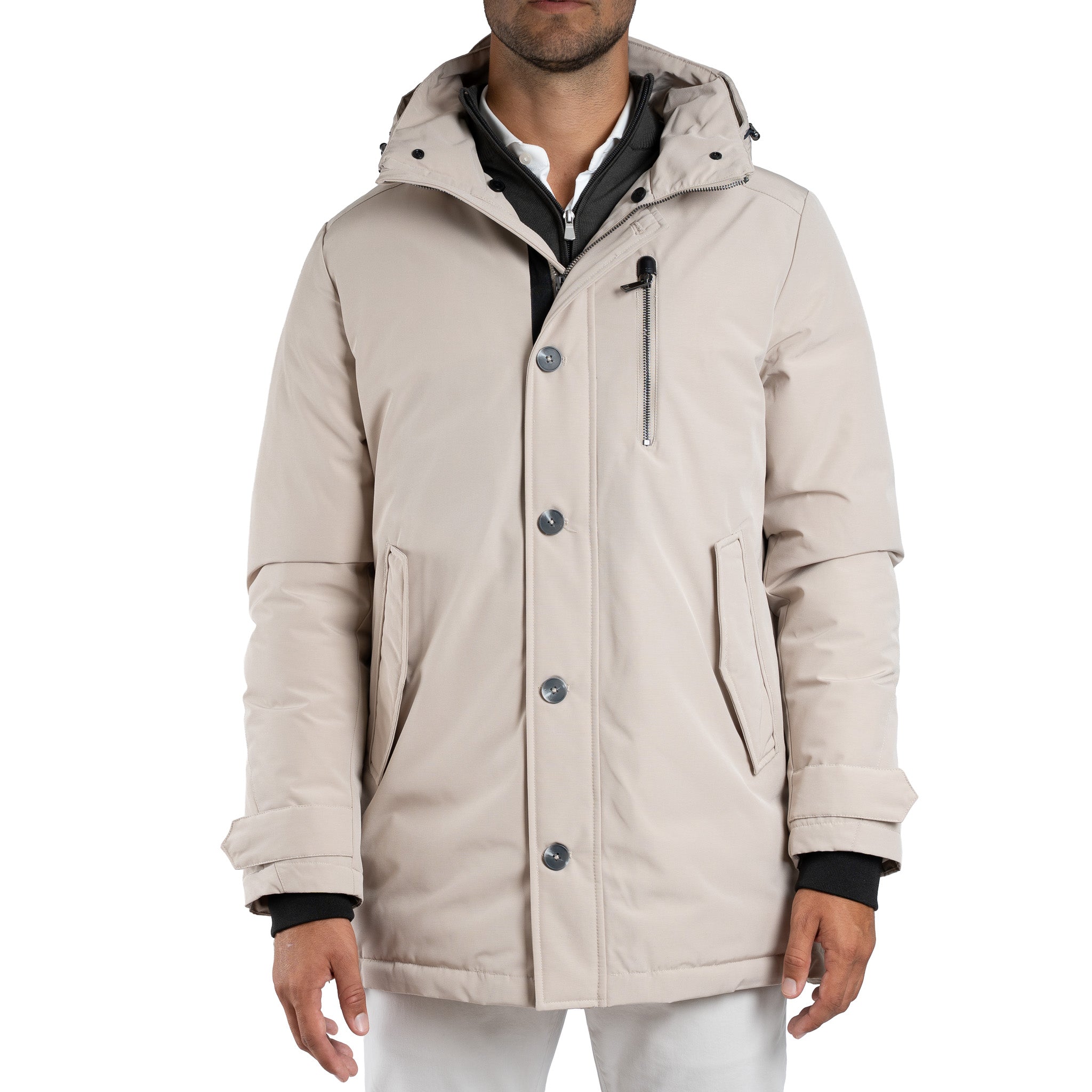 SEVEN DIALS Parka Beige | Zeke