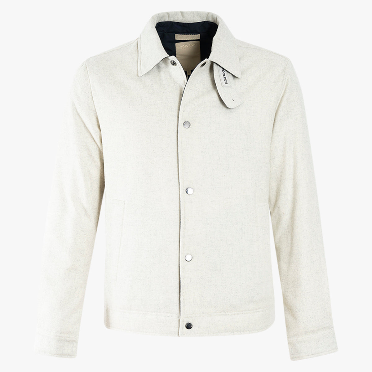 Woolrich Overshirt Creme | Keating