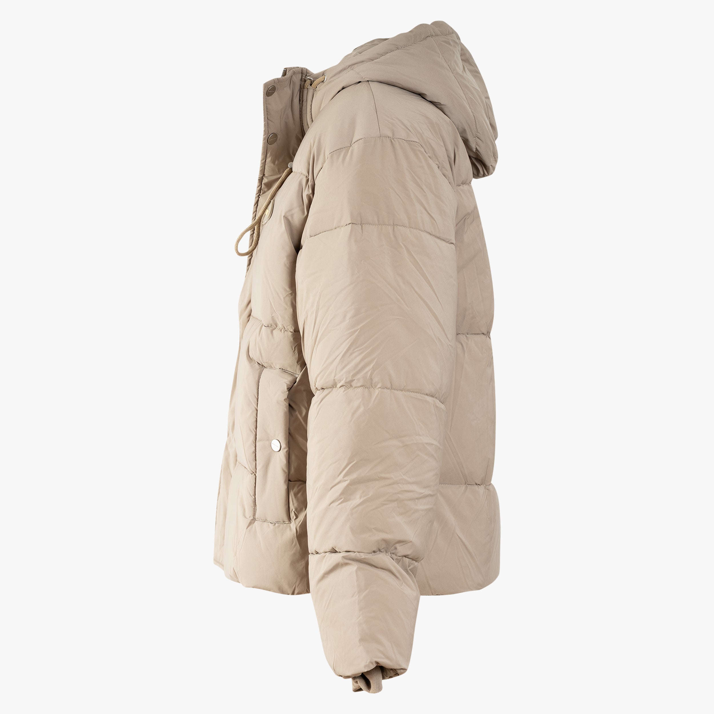 Bram's Fruit Jas Khaki  | Hooded Puffer Jacket