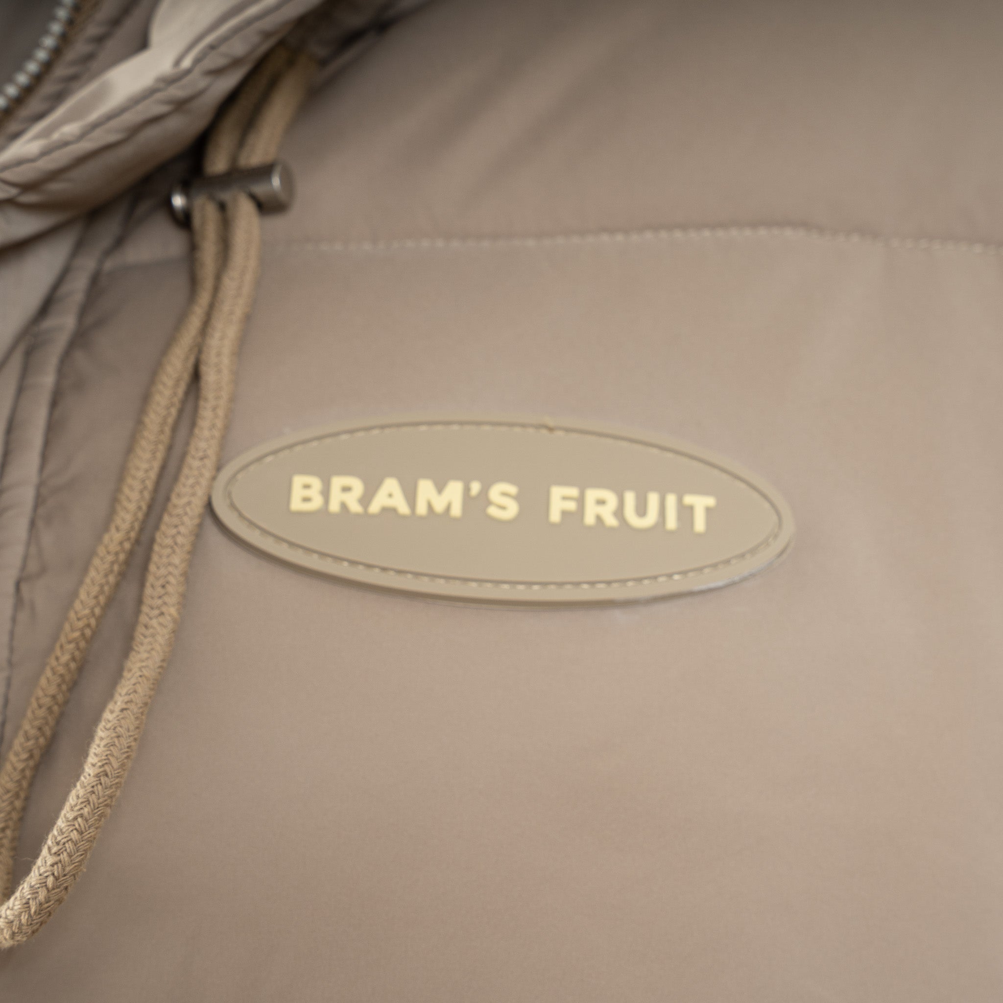Bram's Fruit Jas Khaki  | Hooded Puffer Jacket