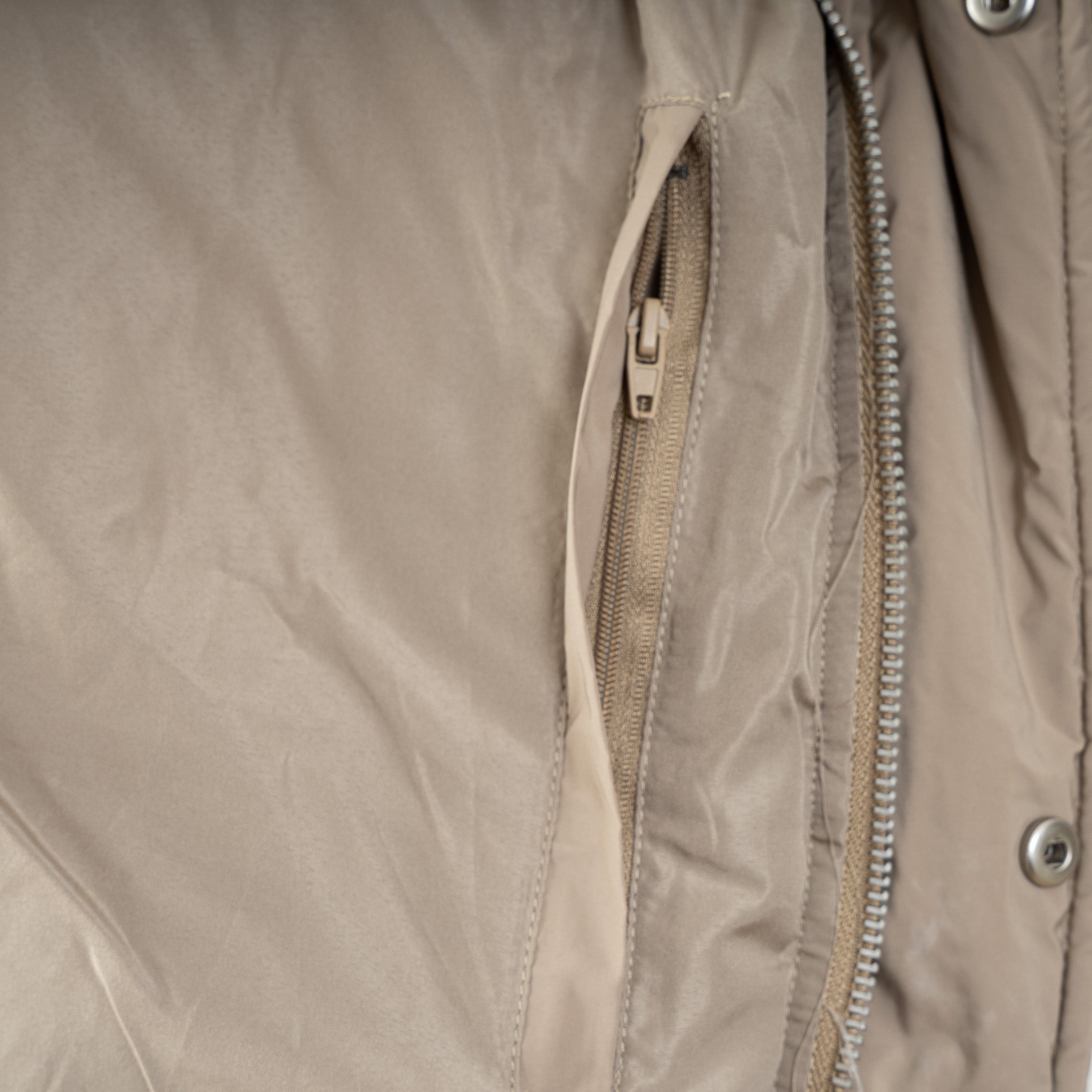 Bram's Fruit Jas Khaki  | Hooded Puffer Jacket