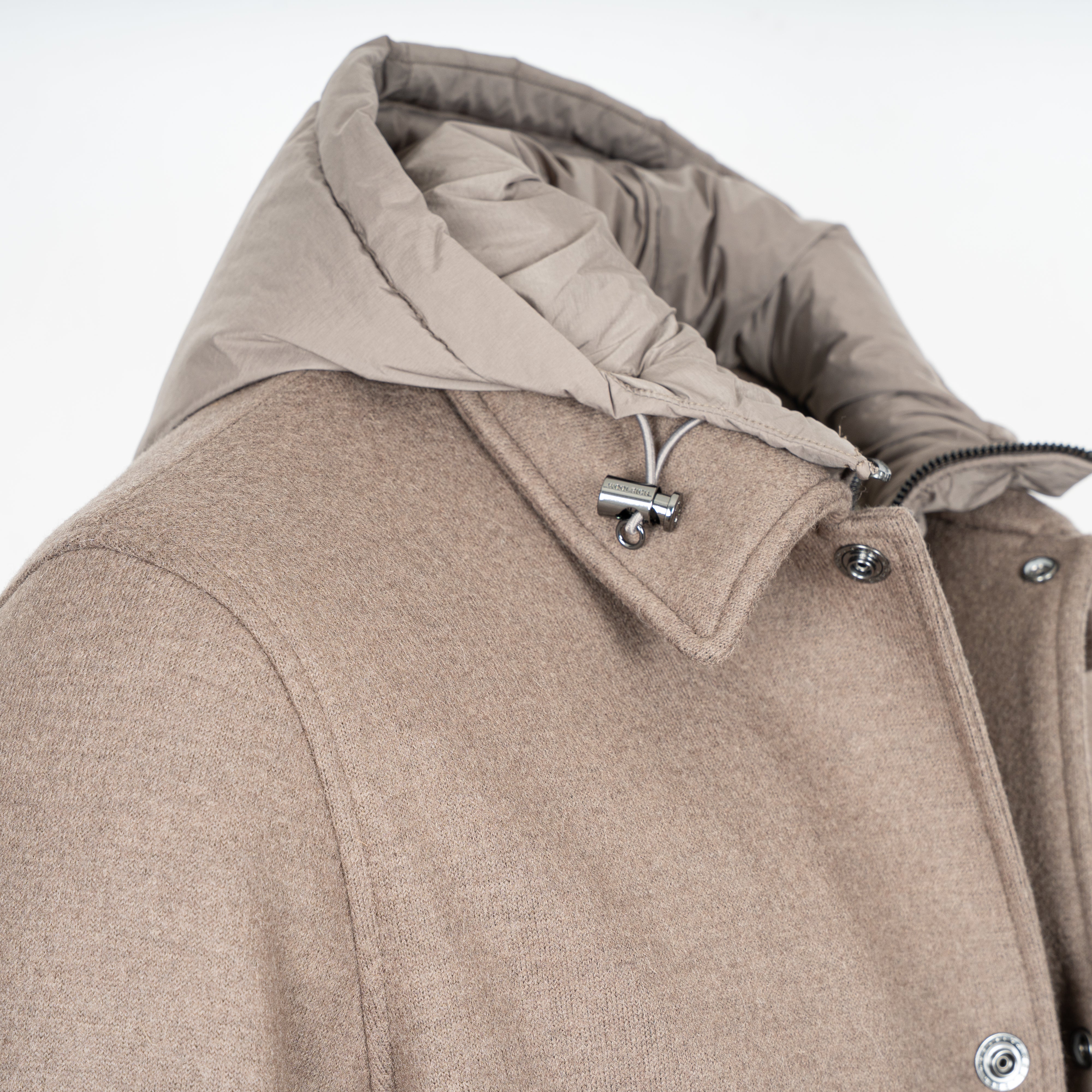 Woolrich Jack Middenbruin | Knitted Wool Shirt Jacket