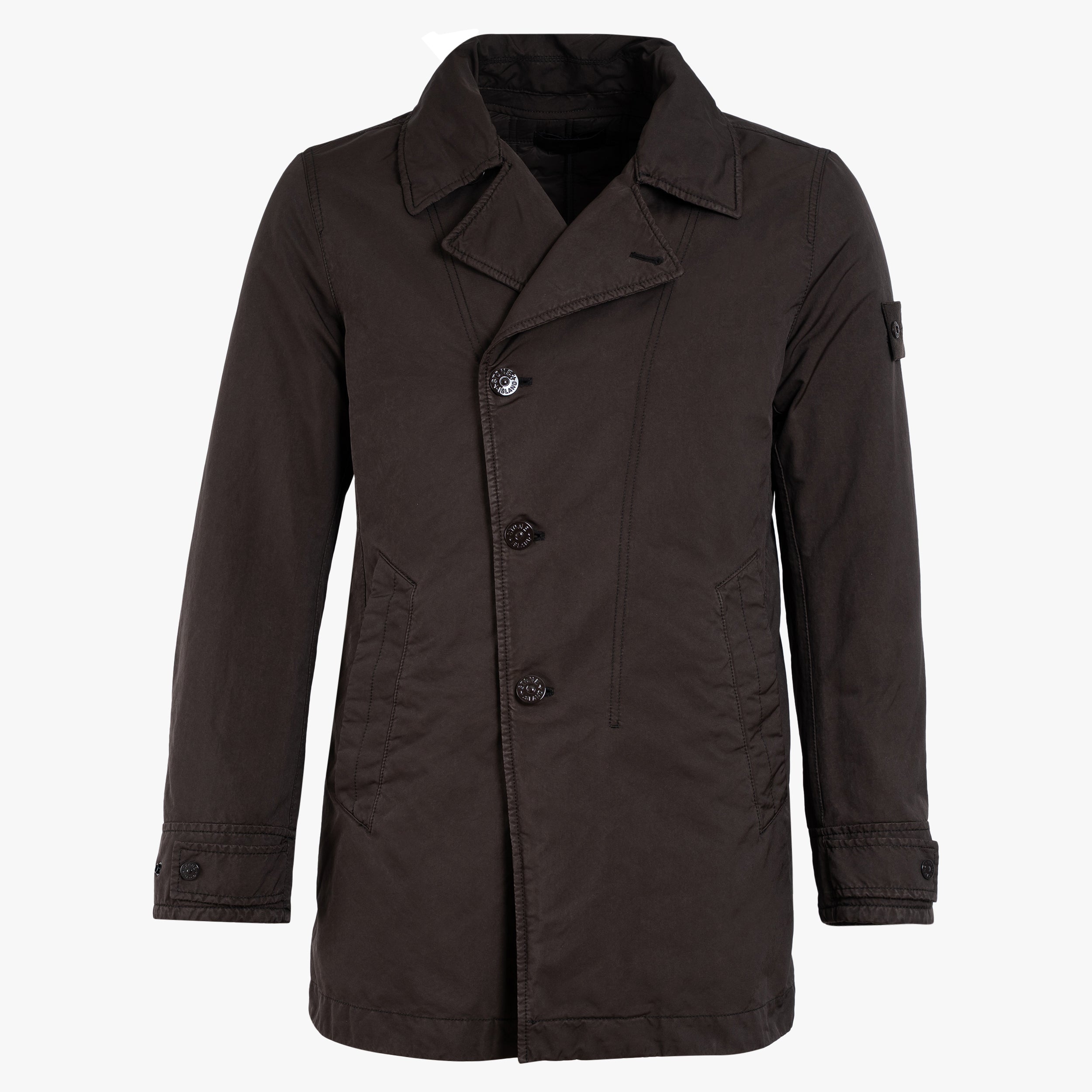 Stone Island Mantel Donkerbruin | David Ghost