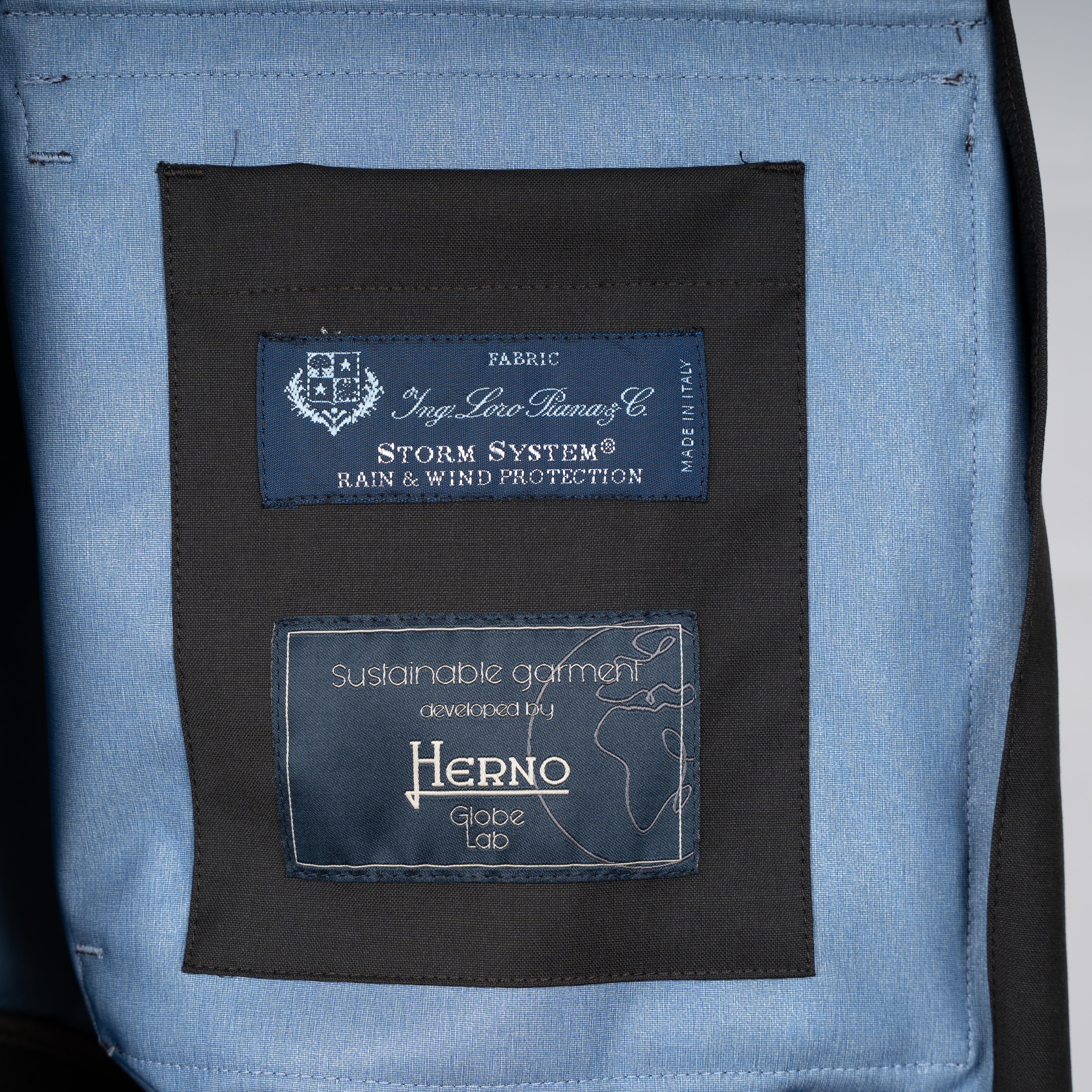 Herno Bomberjack Bruin | Loro Piana Storm System®