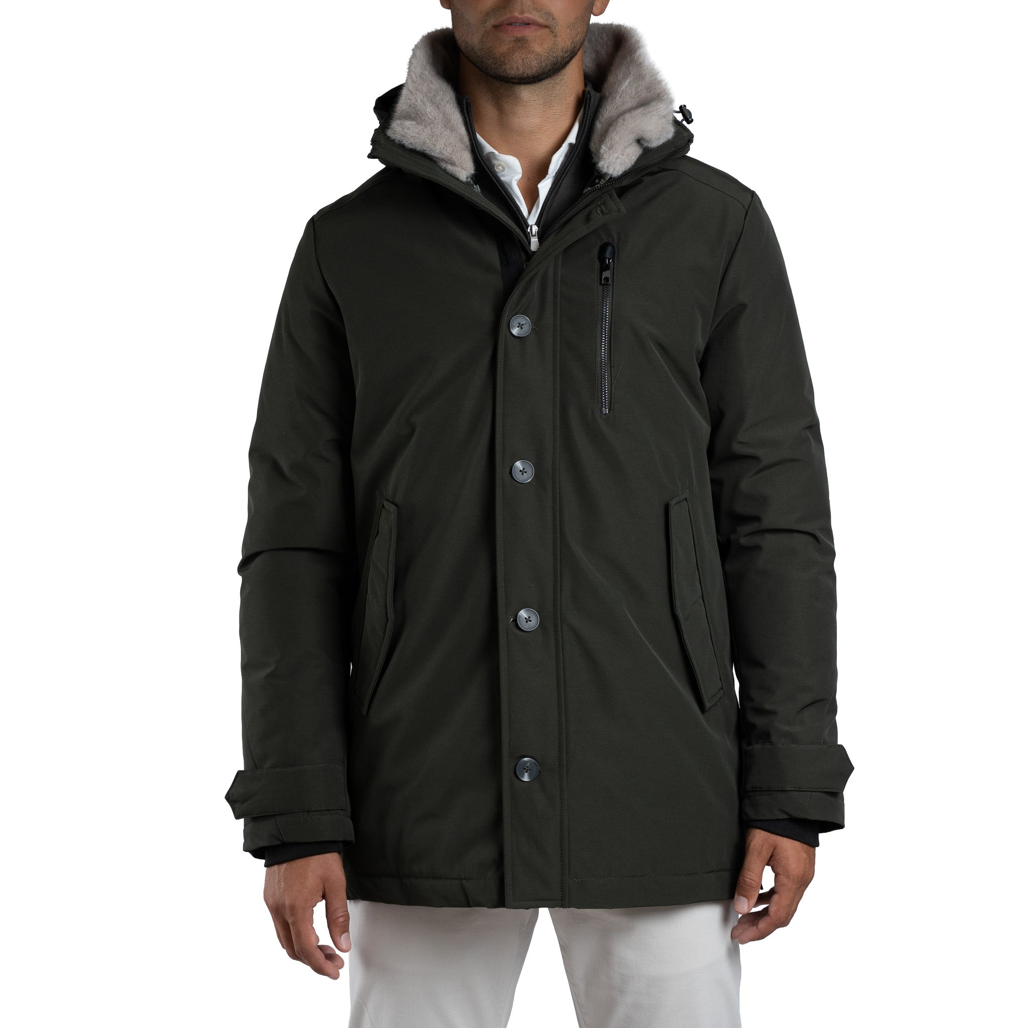 SEVEN DIALS Parka Groen | Zeke