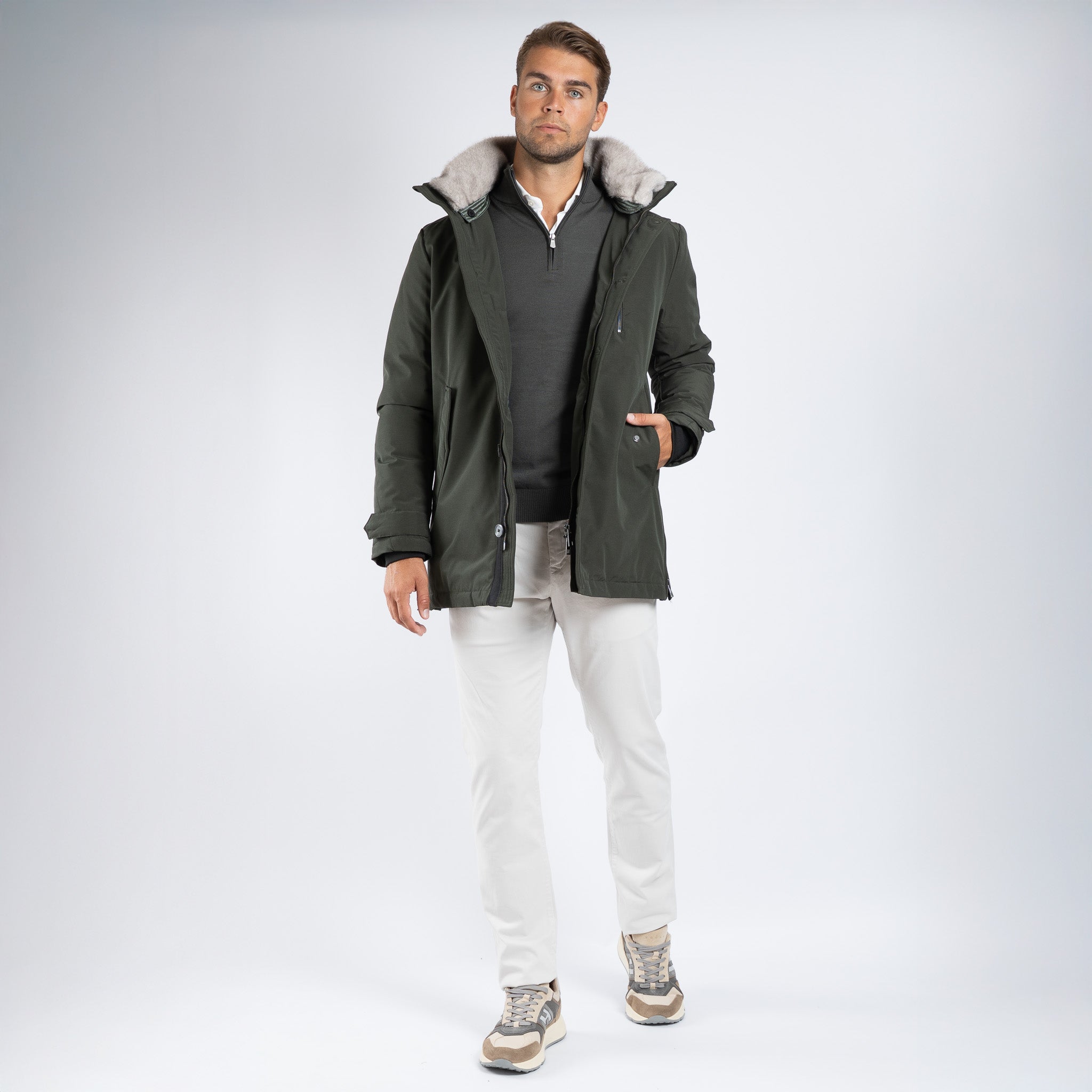 SEVEN DIALS Parka Groen | Zeke