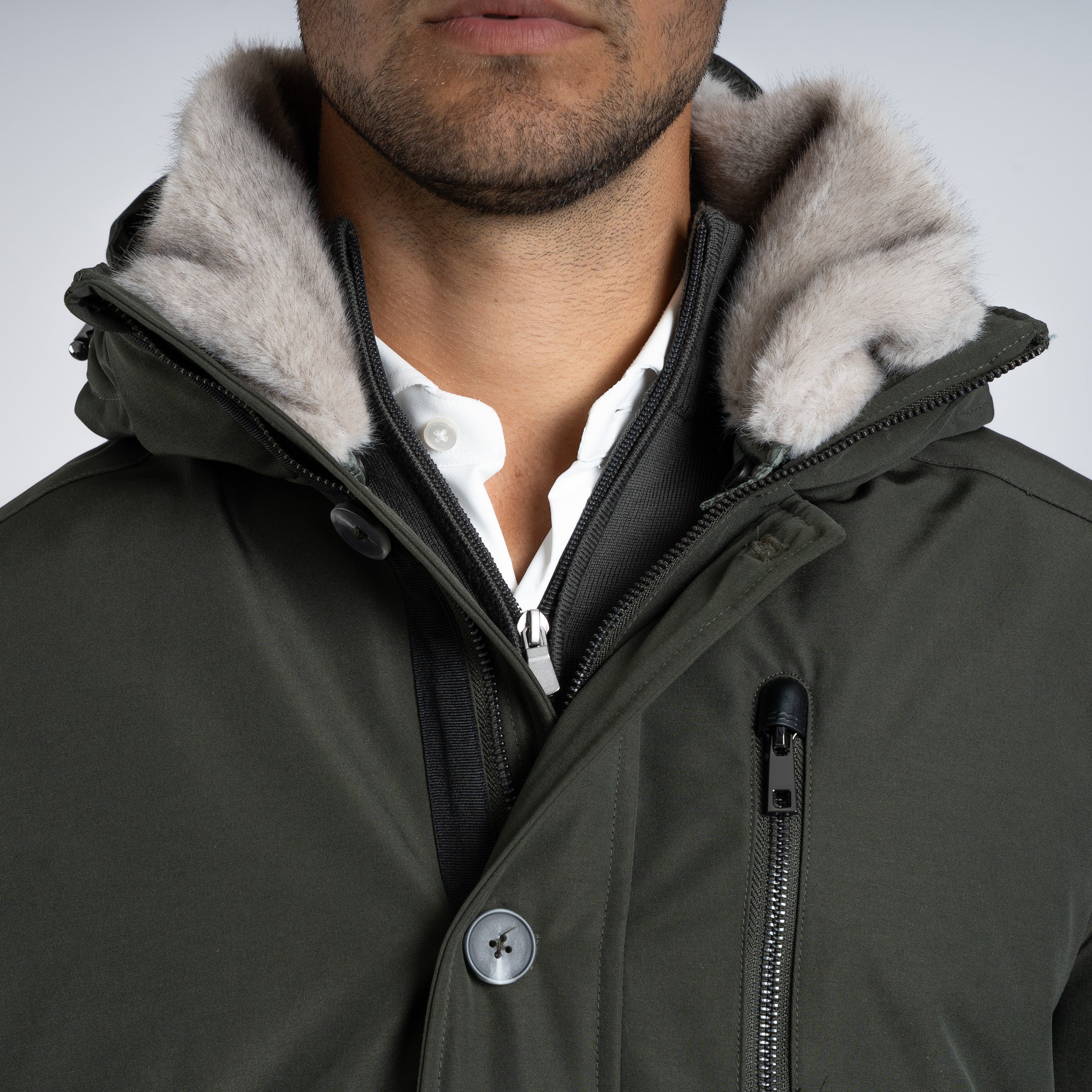 SEVEN DIALS Parka Groen | Zeke