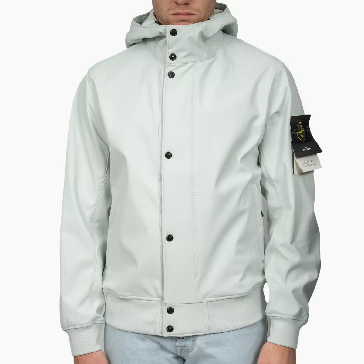 Stone Island Soft Shell Jas Hemelsblauw | LIGHT SOFT SHELL-R