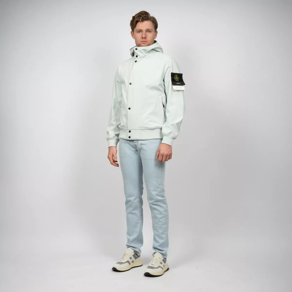 Stone Island Soft Shell Jas Hemelsblauw | LIGHT SOFT SHELL-R