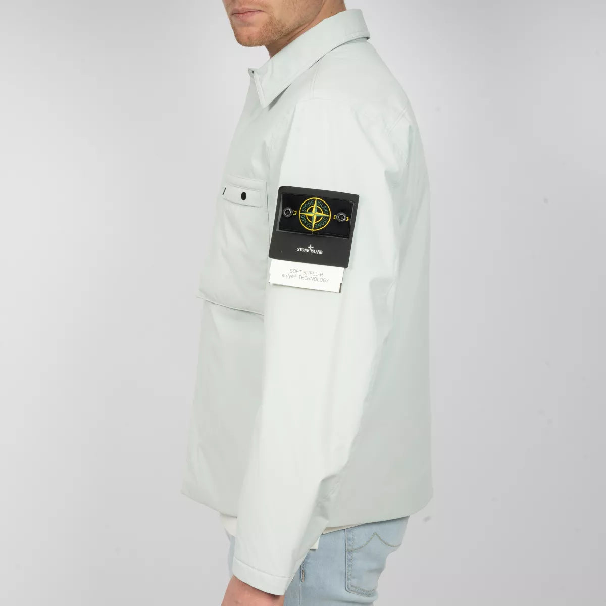 Stone Island Jas Soft Shell Hemelsblauw | SOFT SHELL-R