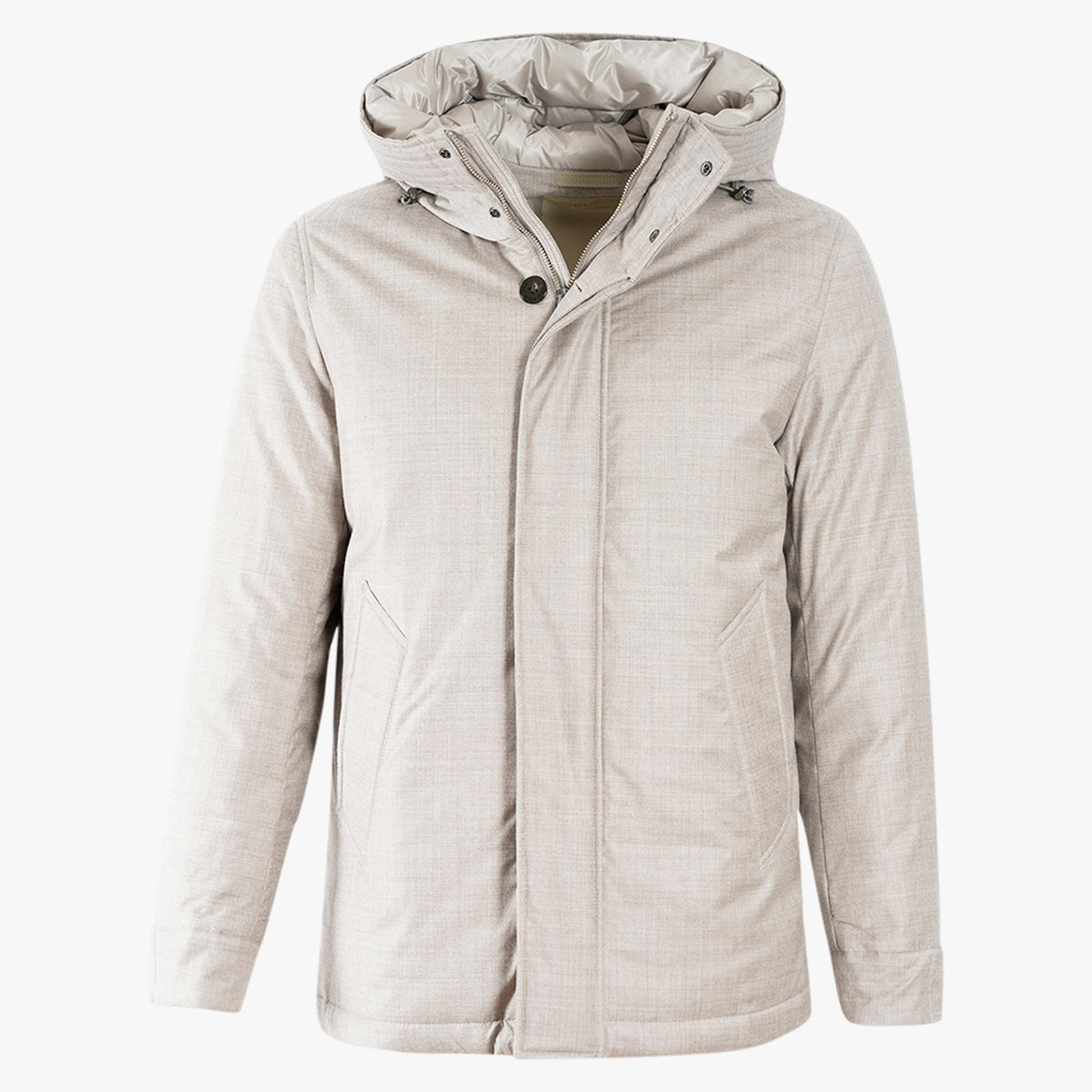 Woolrich Parka Beige | Loro Piana Storm System
