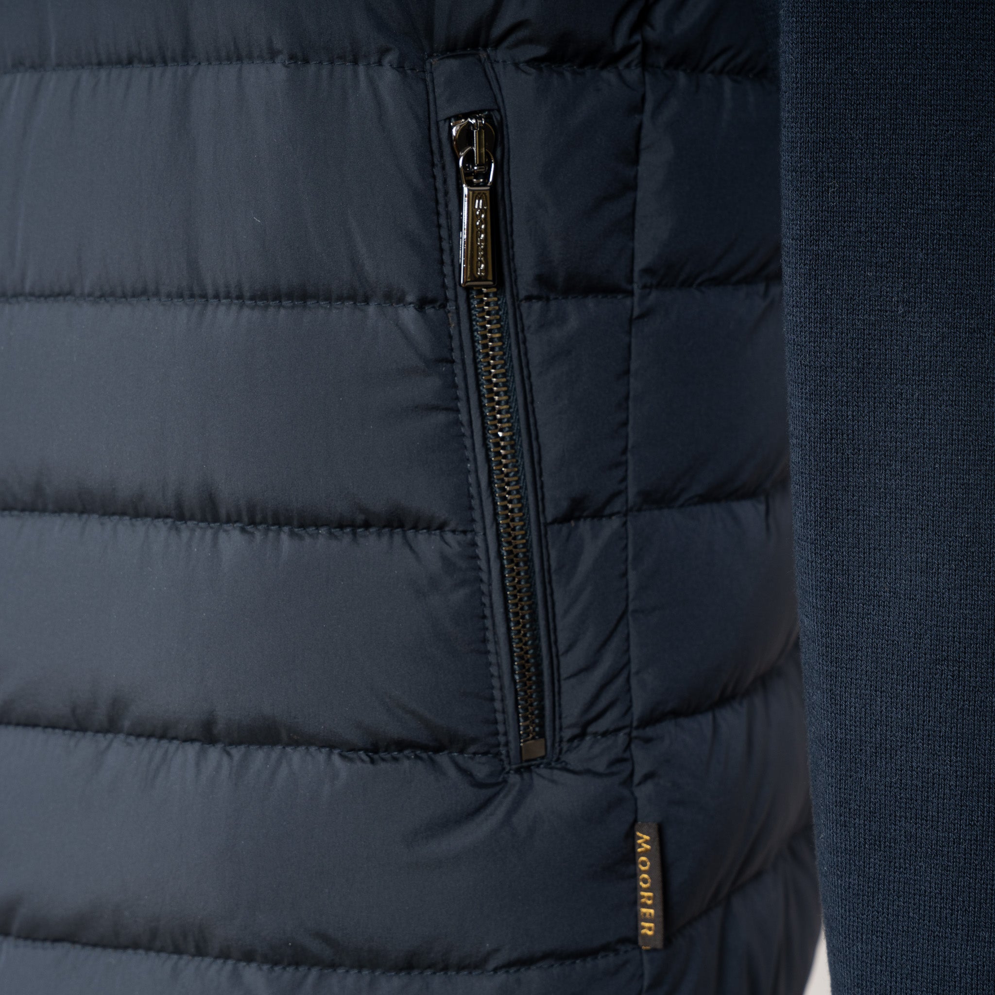 Moorer Hybride Donsjas Blauw |  CATTANEO-S3C