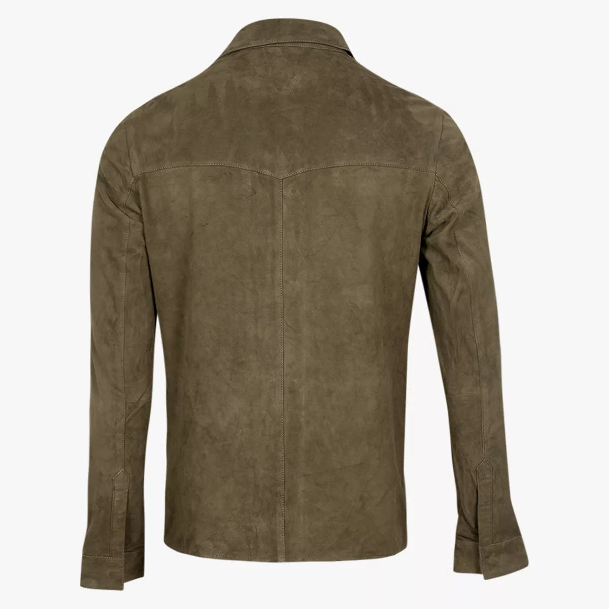 Alter Ego Overshirt Groen Suede | Robert