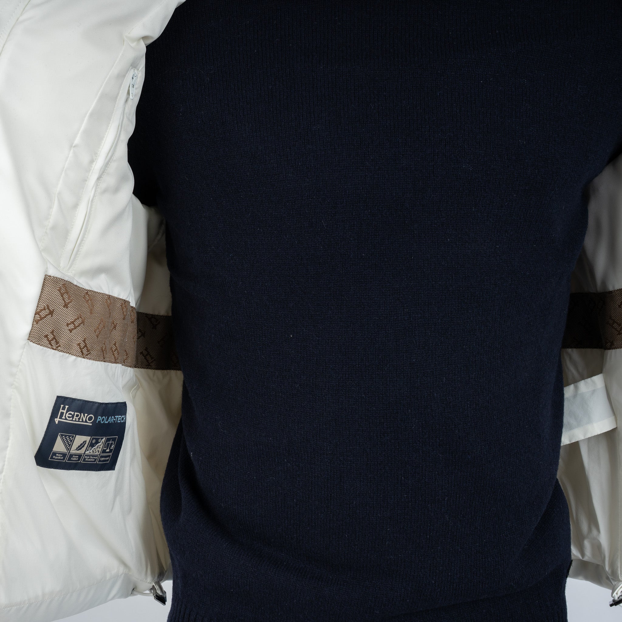 Herno Bodywarmer Creme | Polar-Tech